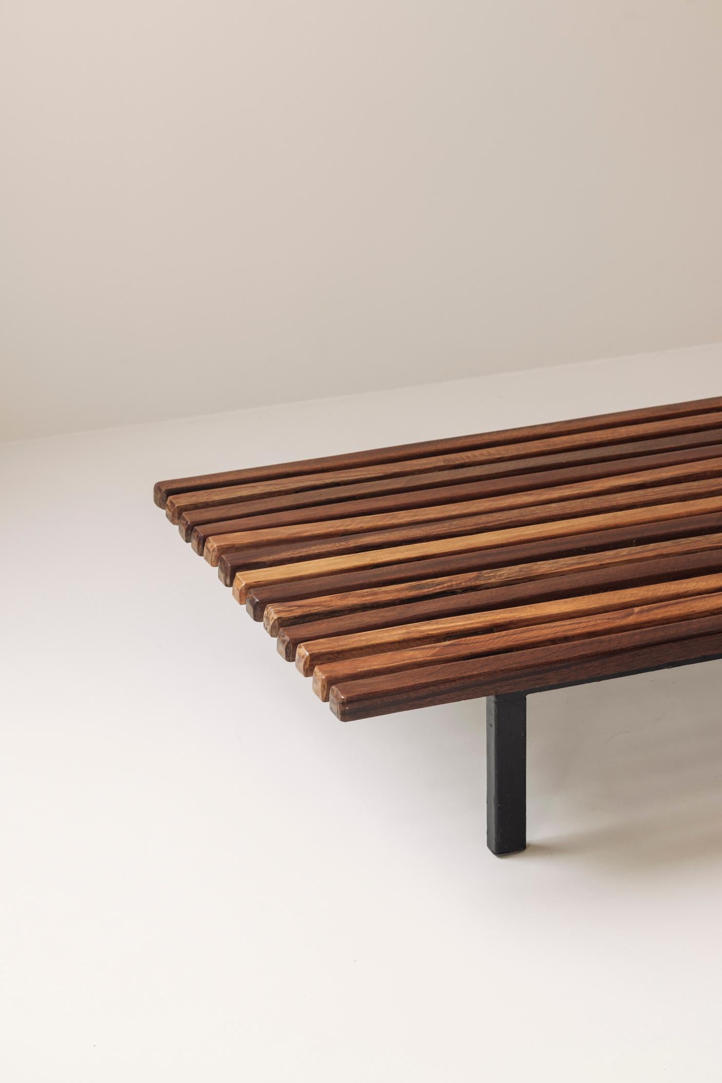 Banc bas Cansado de Charlotte Perriand, France 1958 Bon état - En vente à Antwerp, BE