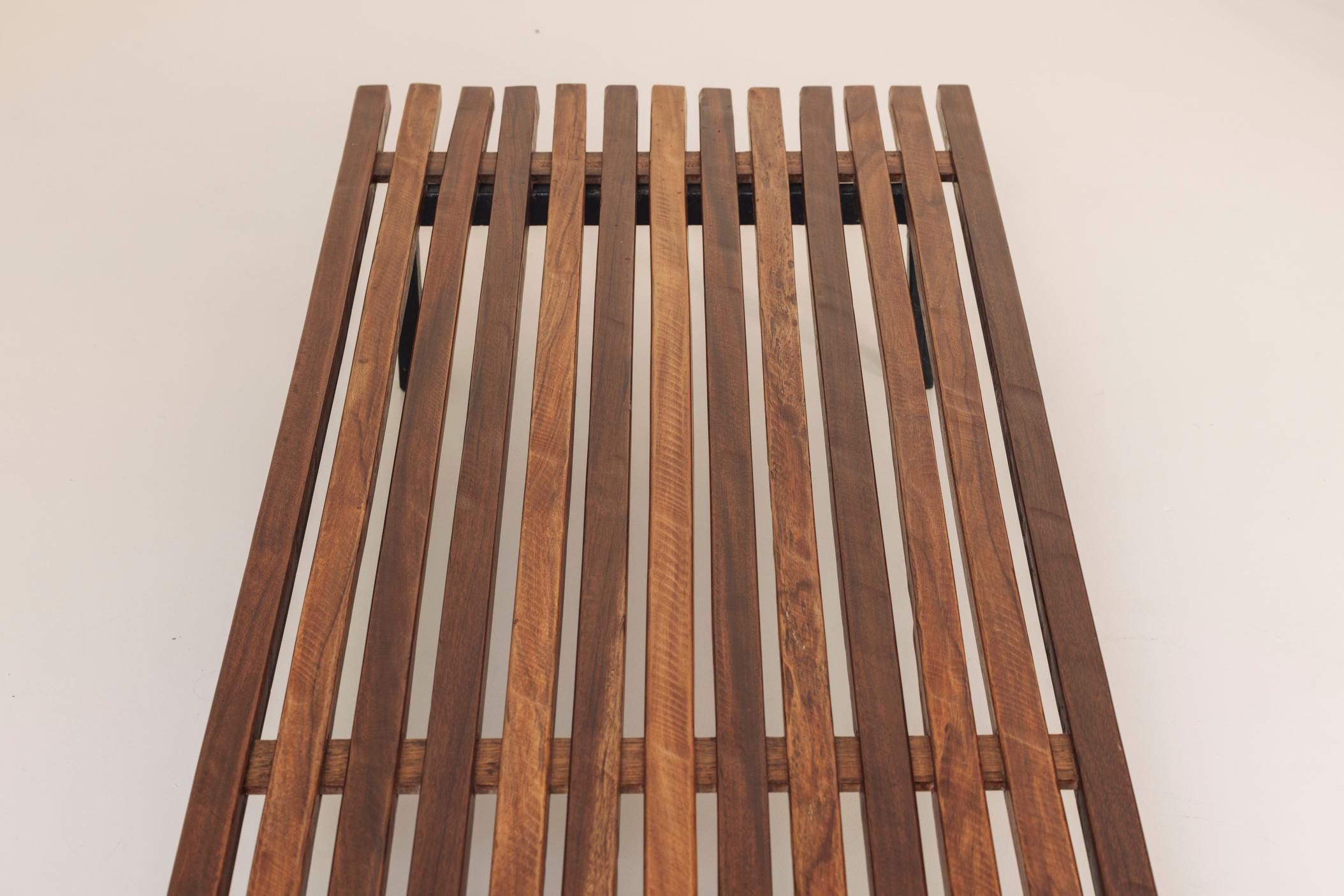 Banc bas Cansado de Charlotte Perriand, France 1958 en vente 1
