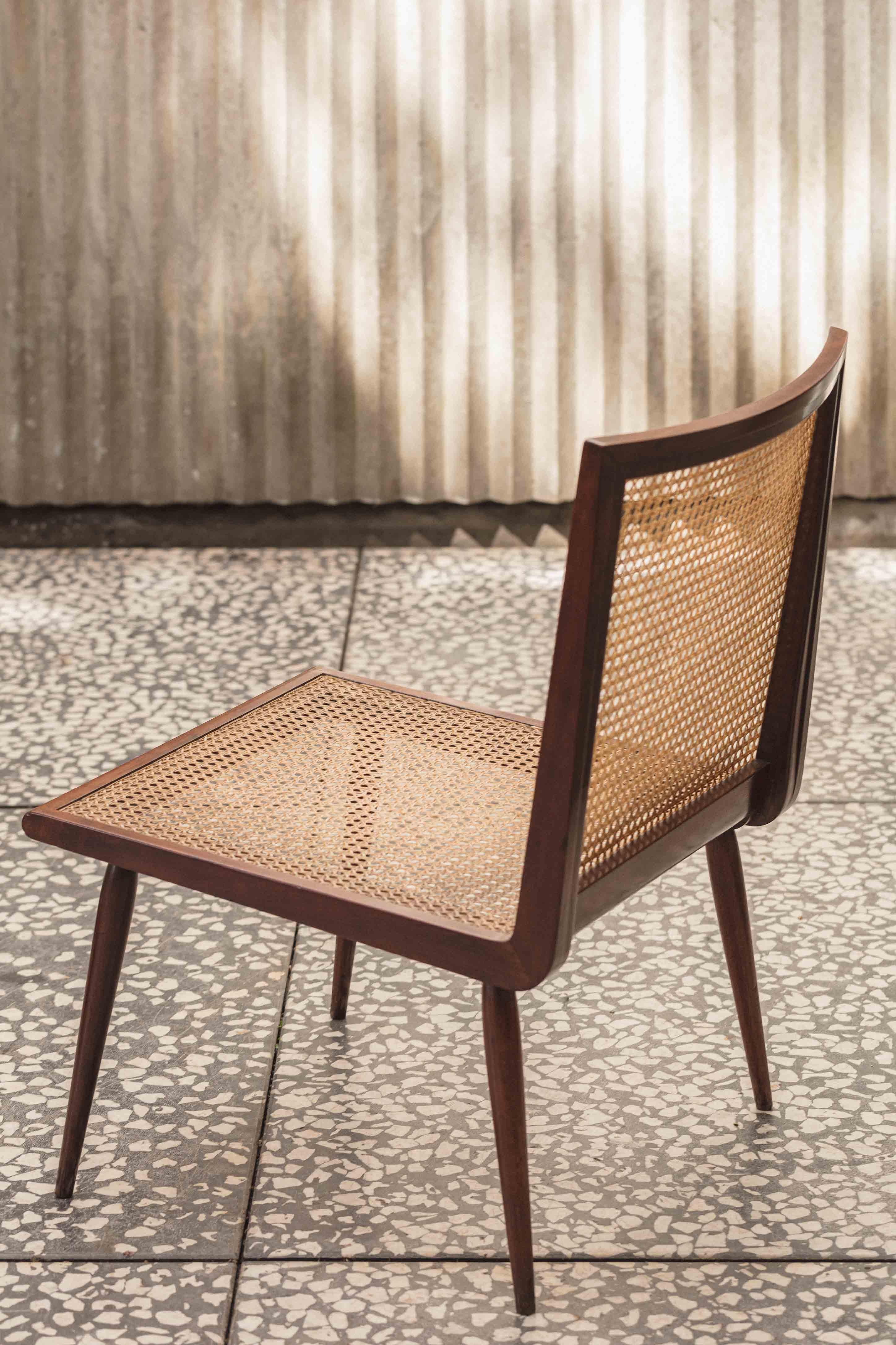 Mid-Century Modern Low Chair by Joaquim Tenreiro For Sale