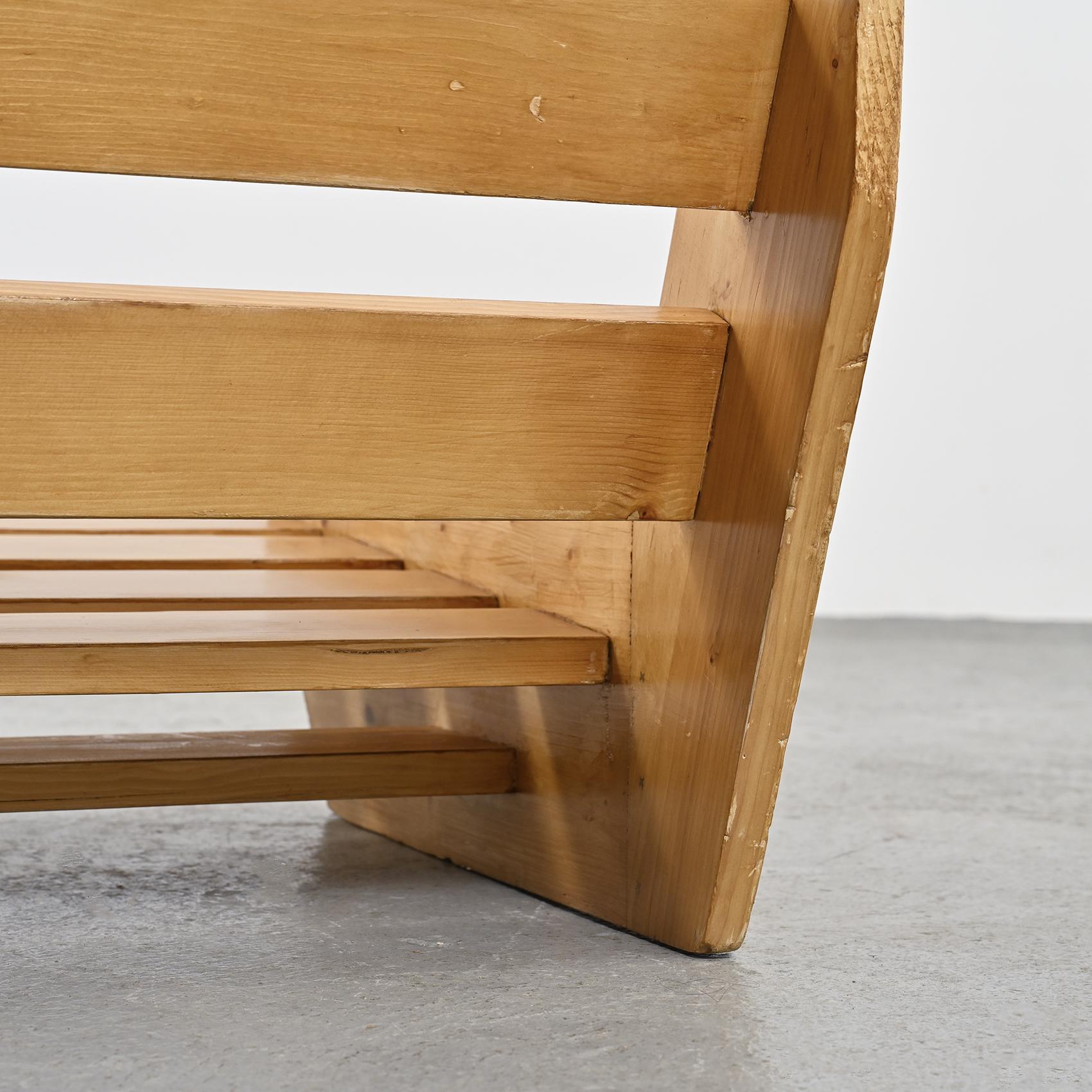 Mid-Century Modern Low Chair by René Martin, circa 1955