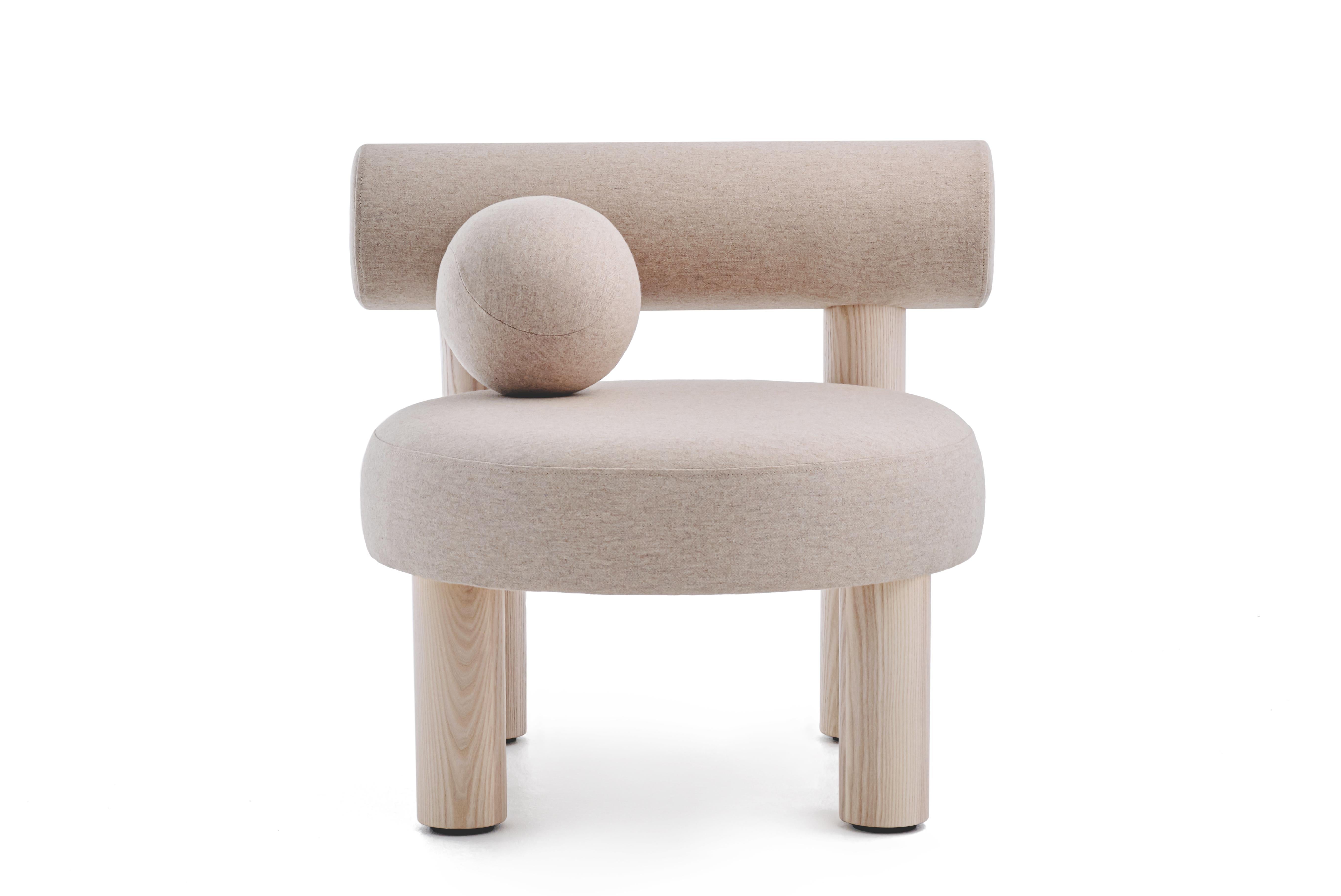 Low chair GROPIUS CS1 by Noom
Model : Category Wool - Calico 29
Designer: Kateryna Sokolova

Dimensions:
Height: 71 cm / 27,95 in
Width: 75 cm / 29,53 in
Depth: 75 cm / 29,53 in
Seat height: 44 cm / 17,32 in

New NOOM furniture collection is