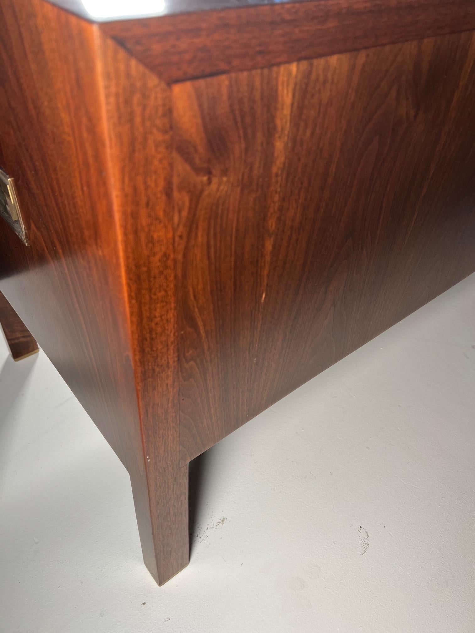 Low Chest in Walnut by Edward Wormley In Good Condition For Sale In St.Petersburg, FL