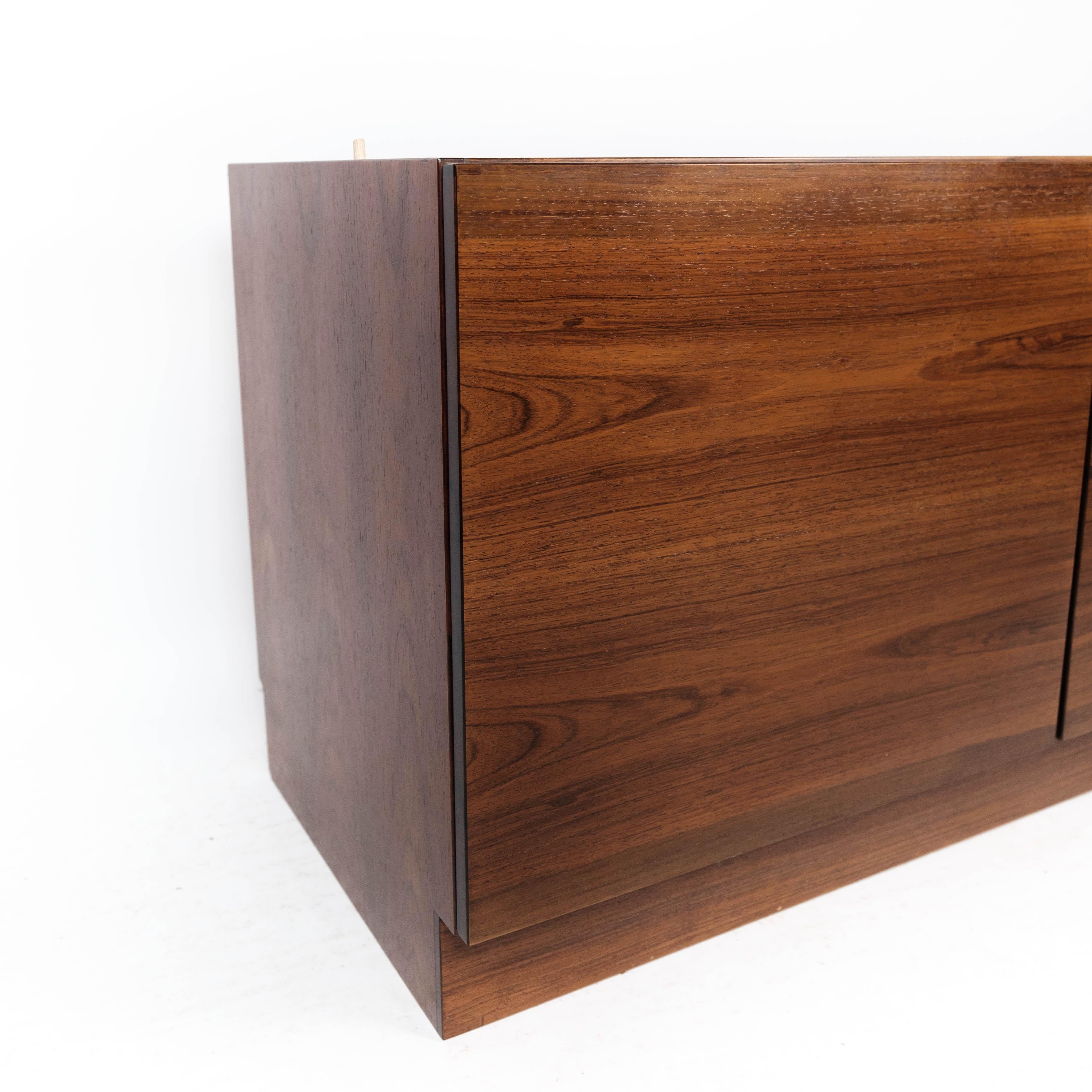 Scandinavian Modern Low Chest of Drawers in Rosewood of Danish Design from the 1960s