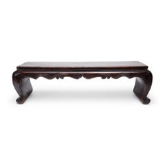 Low Chinese Waisted Scroll Table, c. 1850