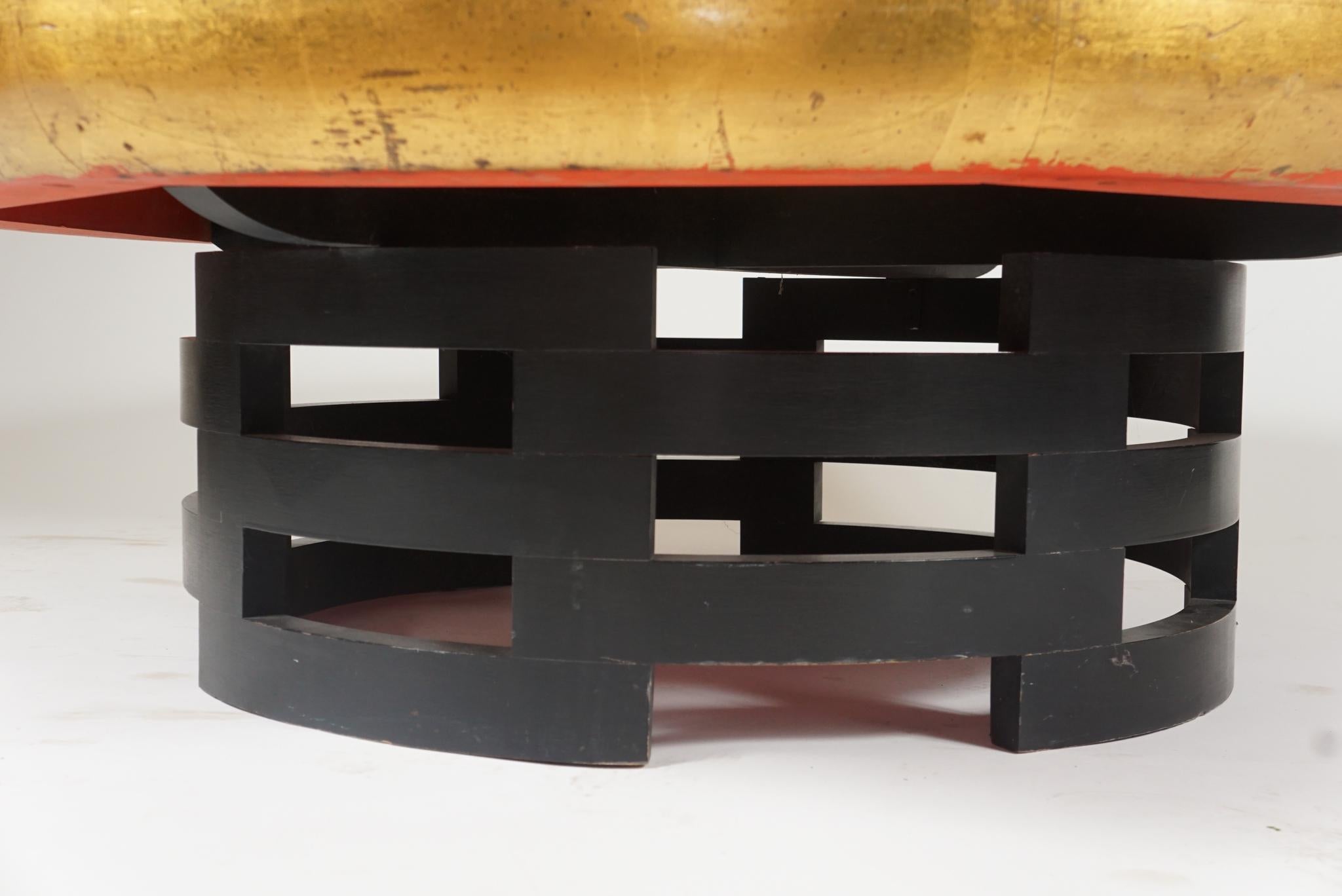 North American Low Circular Table in the Manner of James Mont