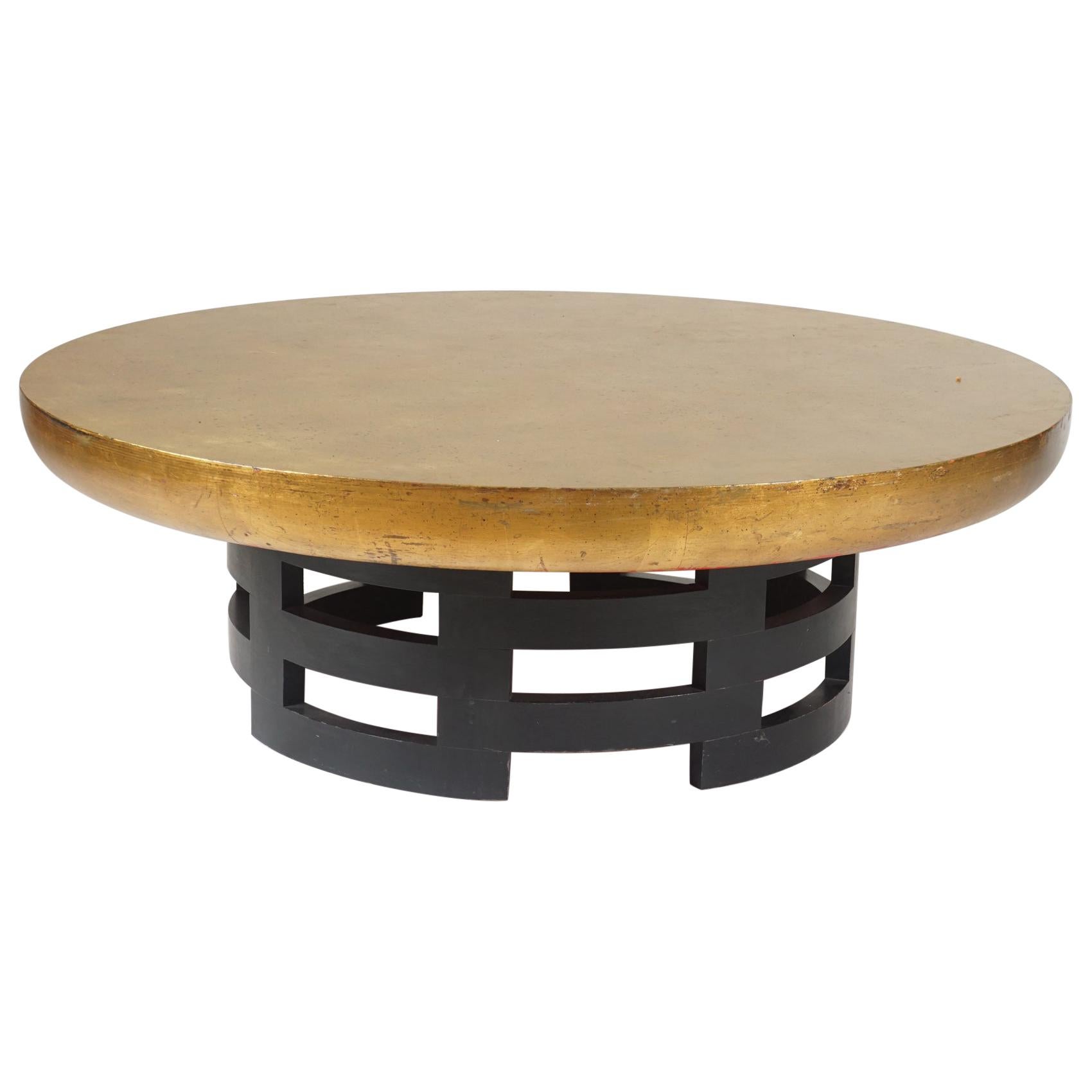 Low Circular Table in the Manner of James Mont