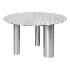 Low Coffee Table Brandt CS1 made of stainless steel by Noom