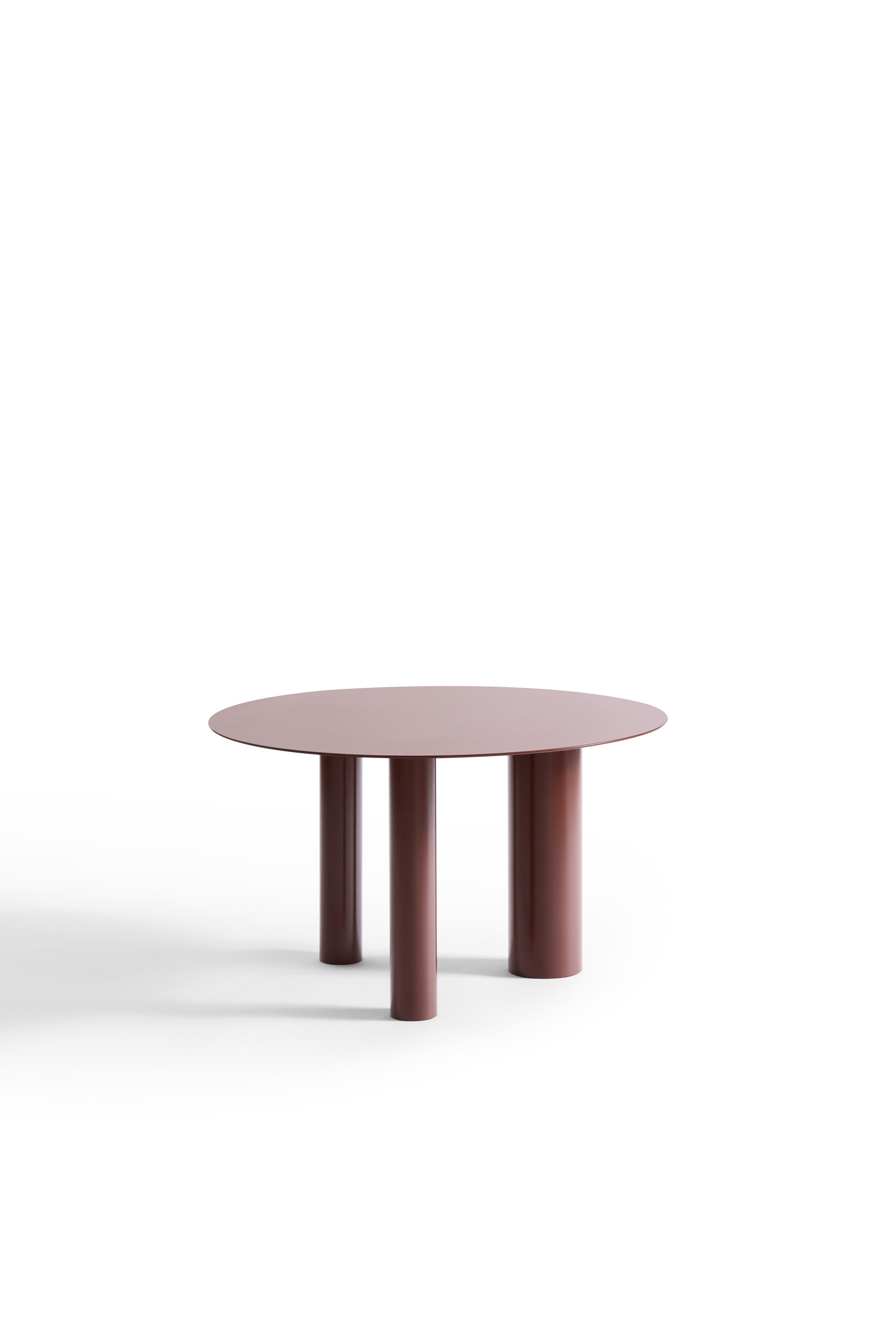 Low Coffee Table Brandt CS2 Made of Painted Steel by Noom In New Condition In Paris, FR