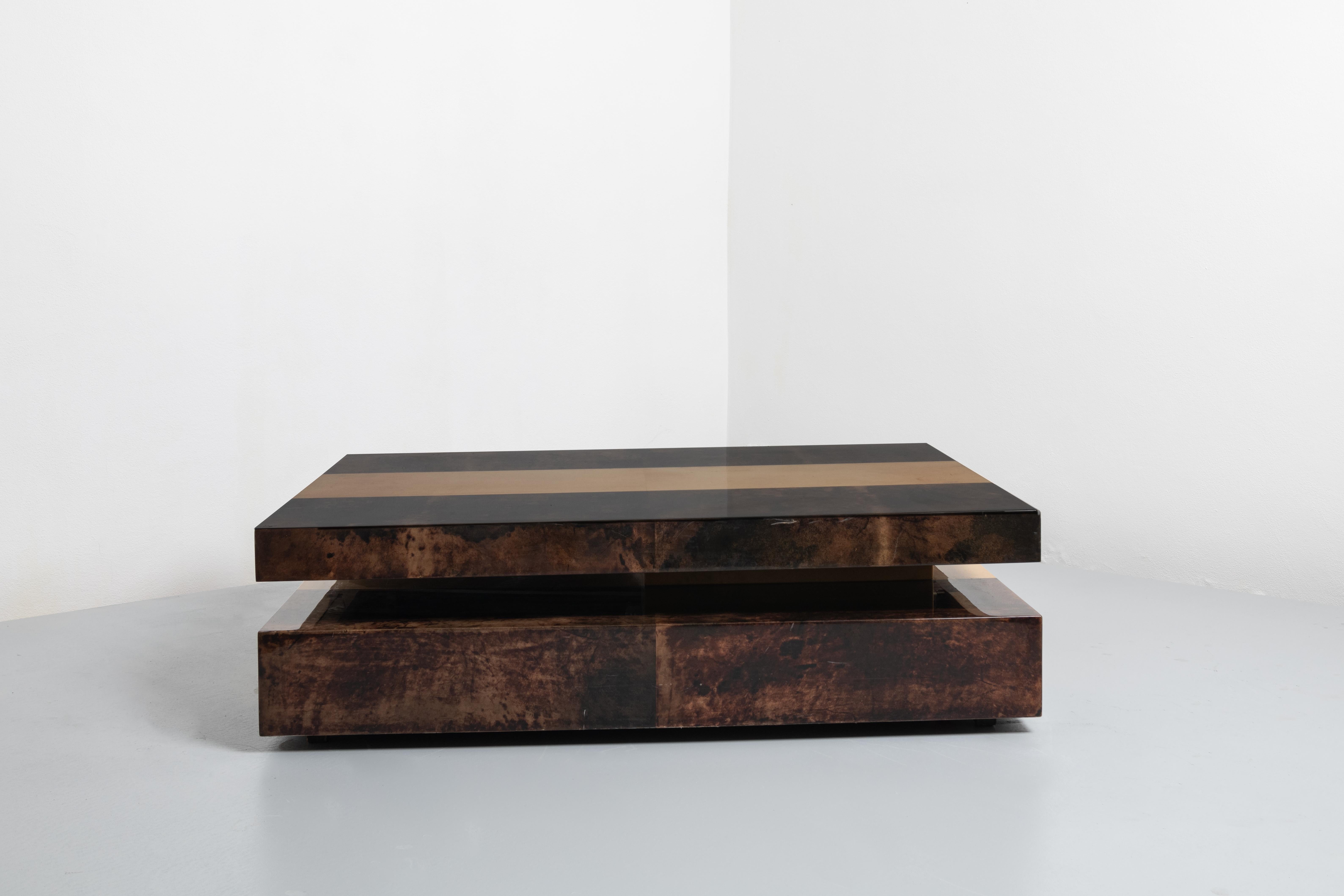 Mid-20th Century Low Coffee Table by Aldo Tura