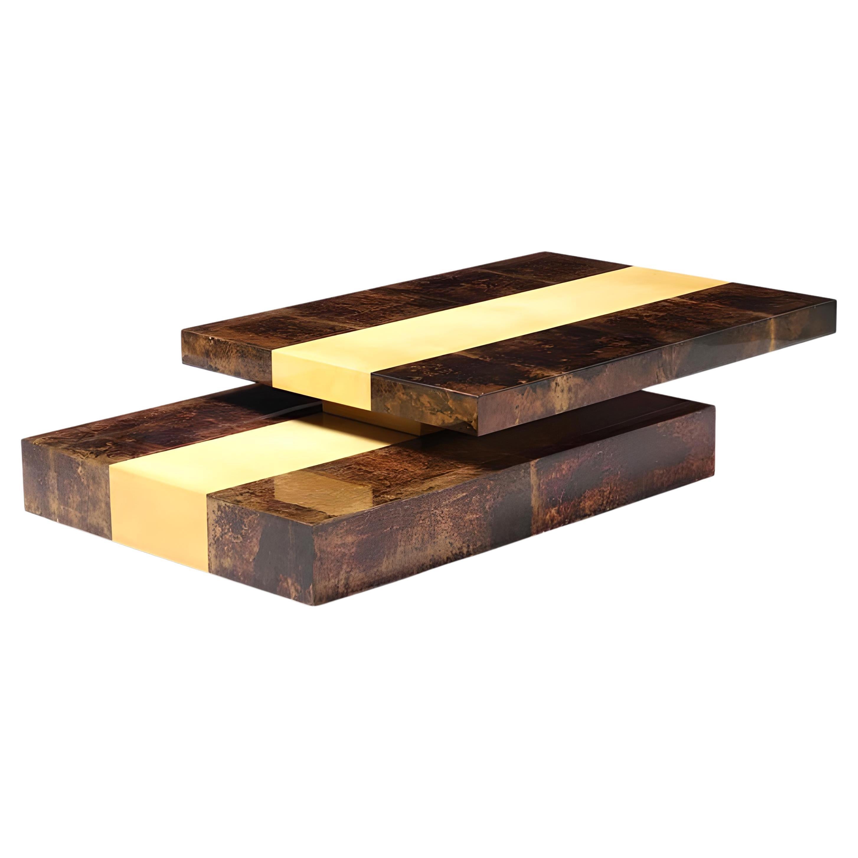 Low Coffee Table by Aldo Tura