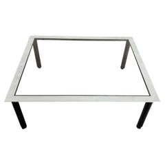 Mesa baja de centro "Fasce cromate T10" de Luigi Caccia Dominioni para Azucena años 60
