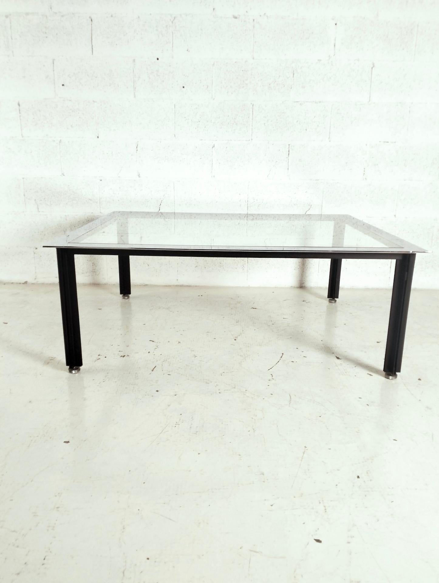 Low coffee table “Fasce cromate T10” by Luigi Caccia Dominioni for Azucena  60s 1