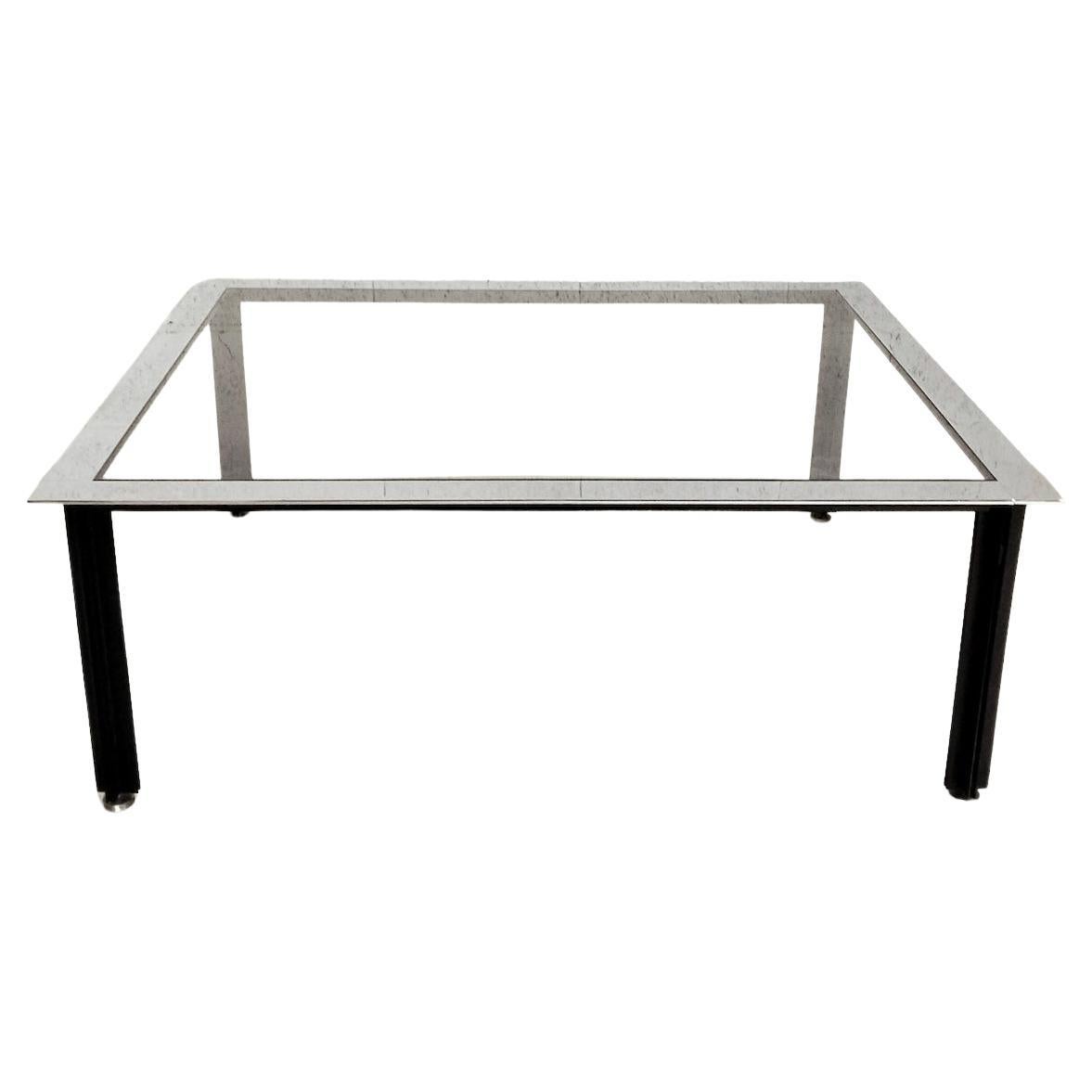 Niedriger Couchtisch Fasce cromate T10 von Luigi Caccia Dominioni für Azucena 60s