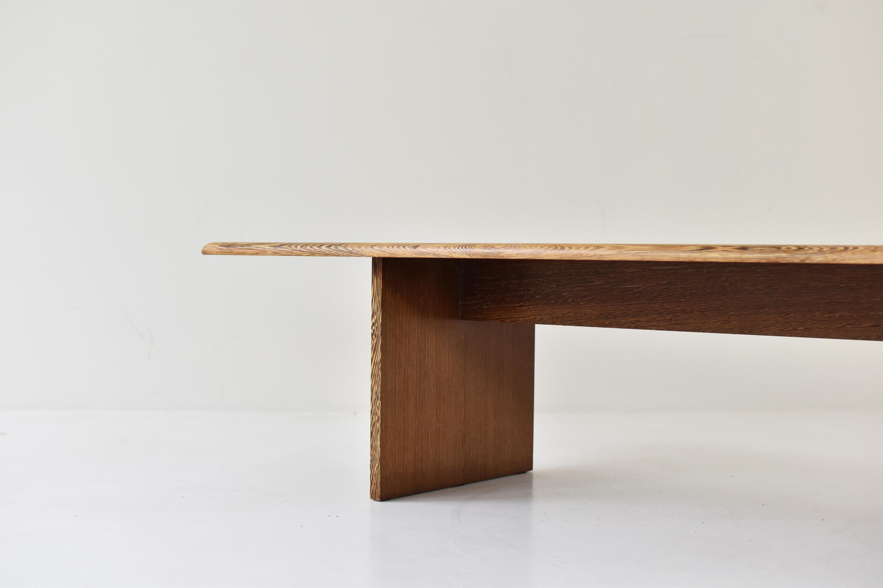 Wenge Low Coffee Table from Belgium, Designed and Manufactured in the 1960’s