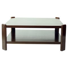 Mesa baja de centro de haya, Hikor Pisek Checoslovaquia Años 80