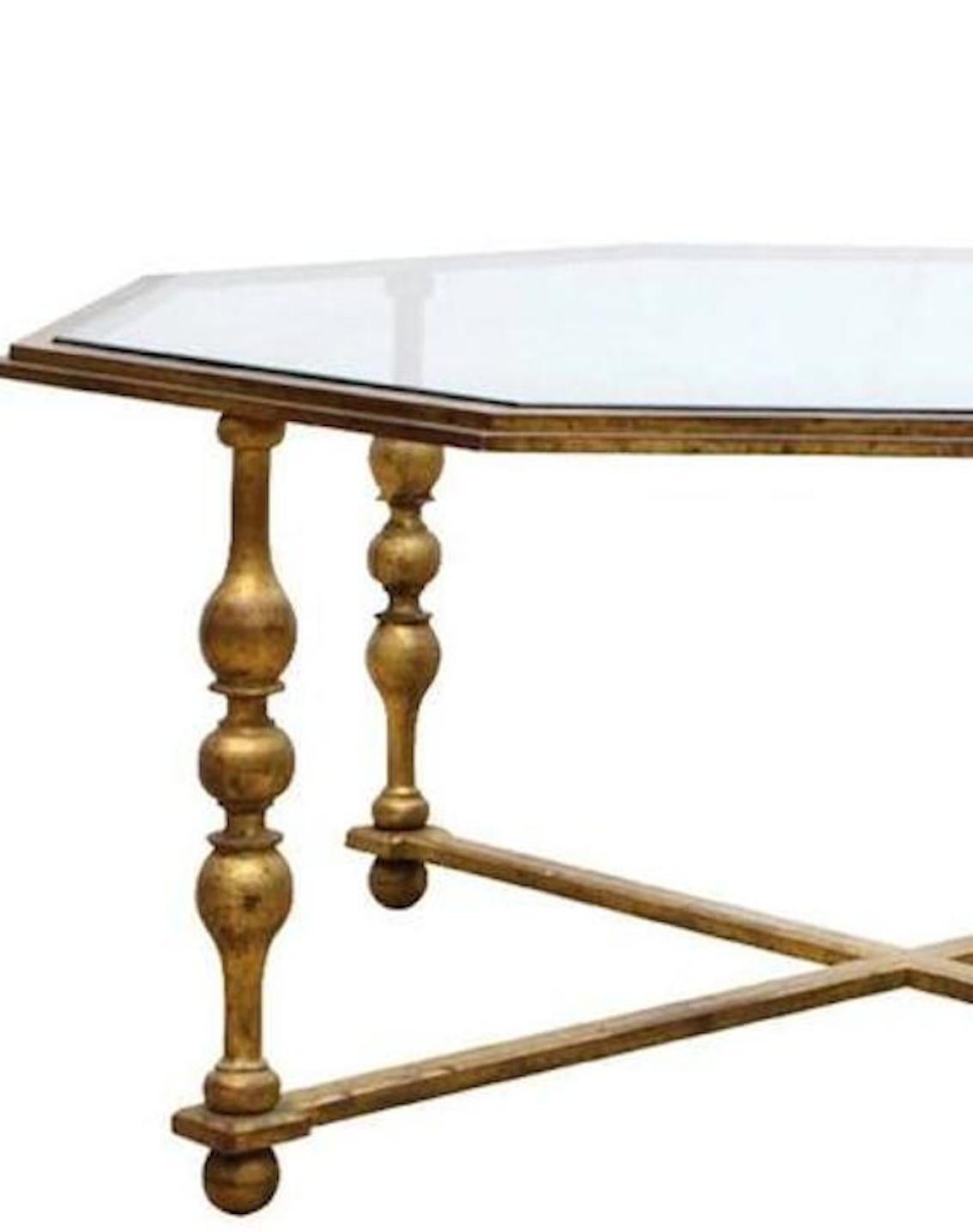 French Low Coffee Table in the Taste of Gilbert Poillerat, circa 1940