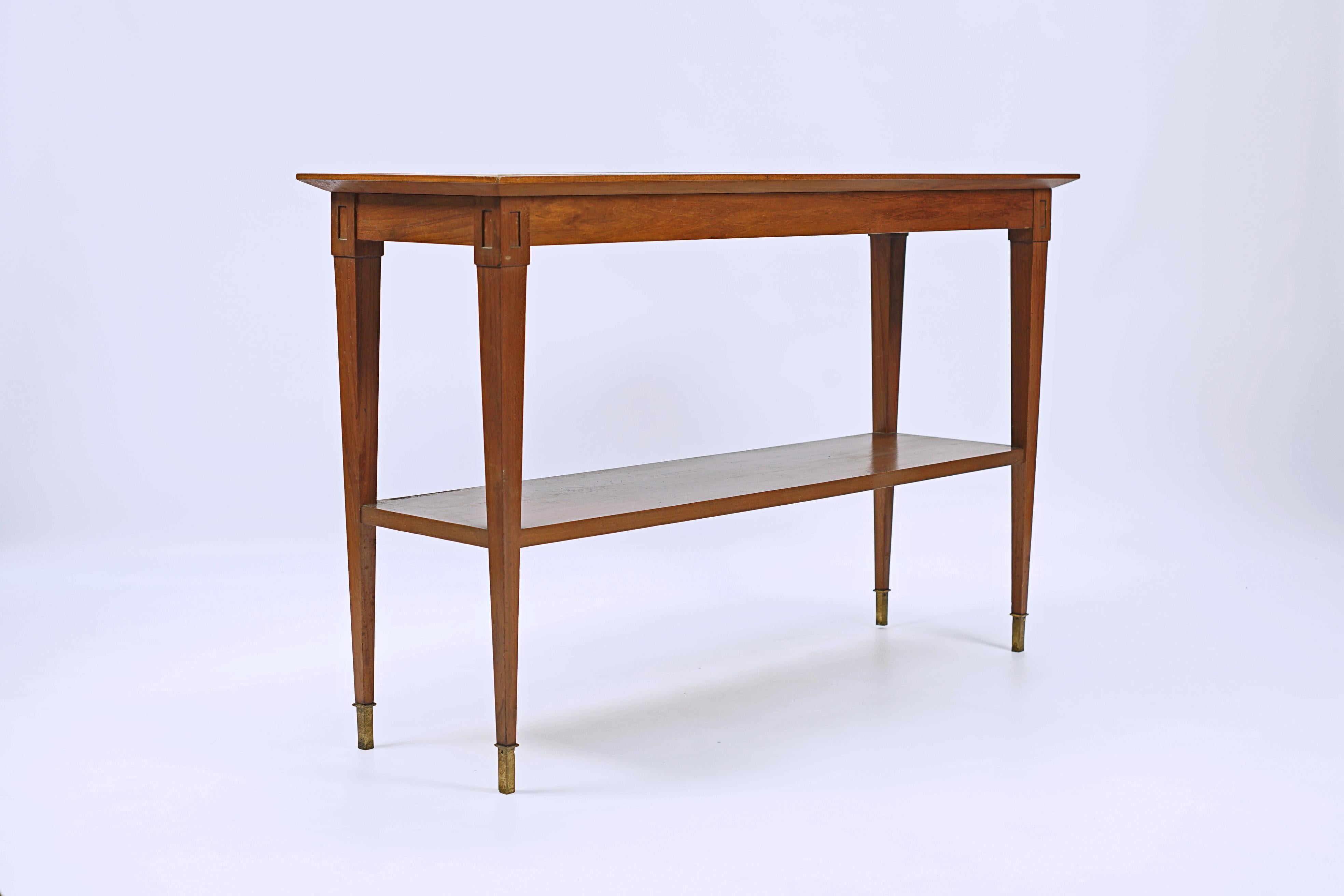 Art Deco Low console by Jacques Quinet For Sale
