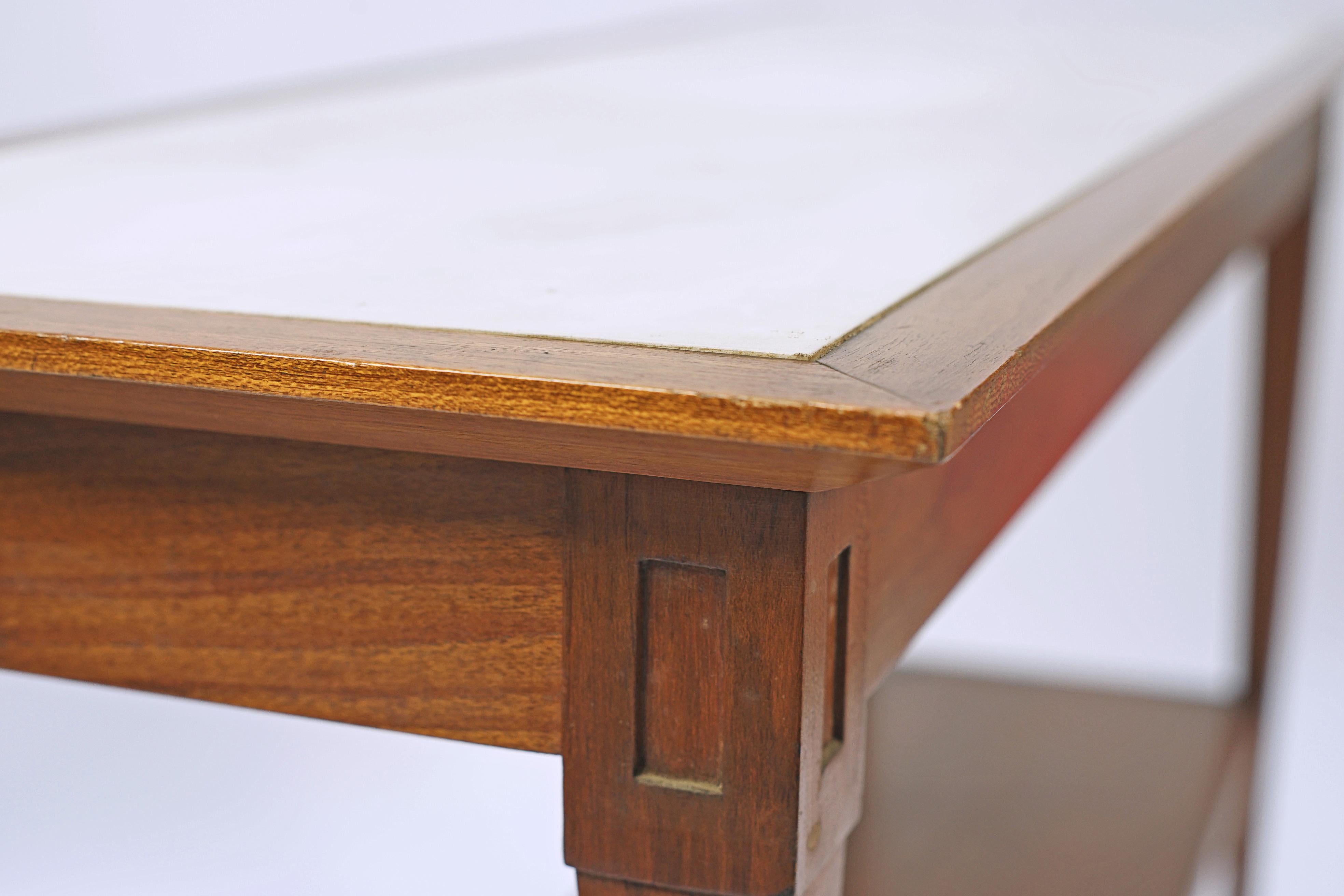 French Low console by Jacques Quinet For Sale