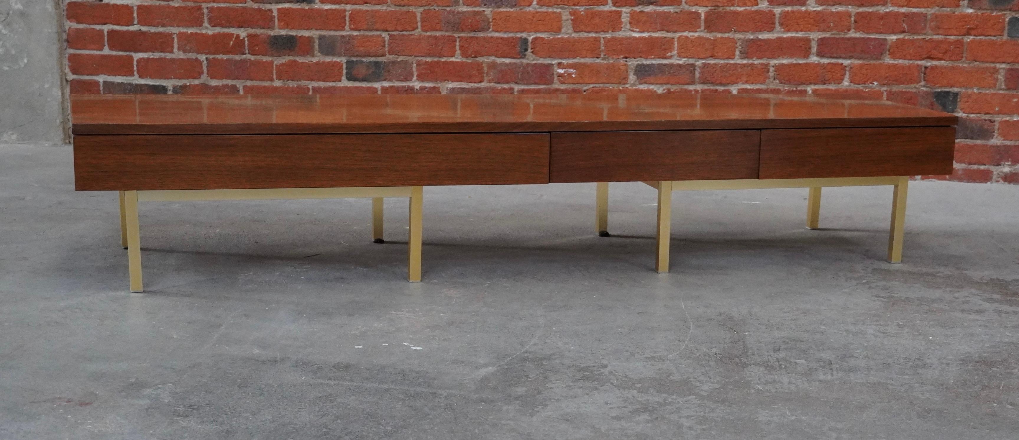 American Low Console with Drawers / Coffee Table / Bench For Sale