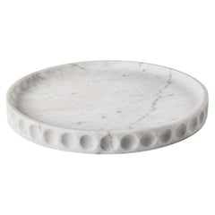 Low Container Centrepiece Vessel in Carrara Marble from the Mirage Collection