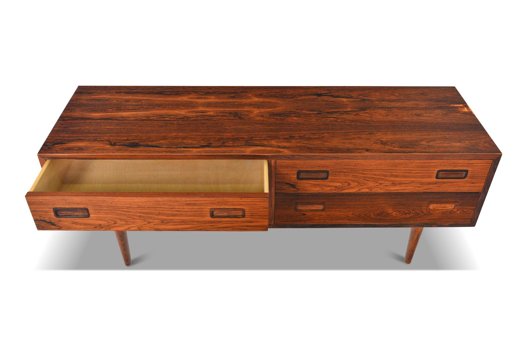 Mid-Century Modern Low Credenza / Dresser in Rosewood by Carlo Jensen