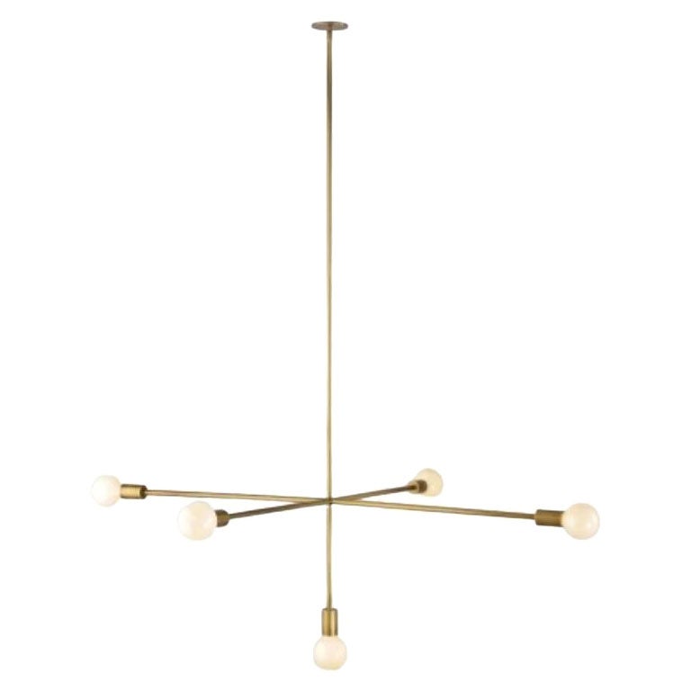 Low Cross Kick Pendant Light by Volker Haug For Sale