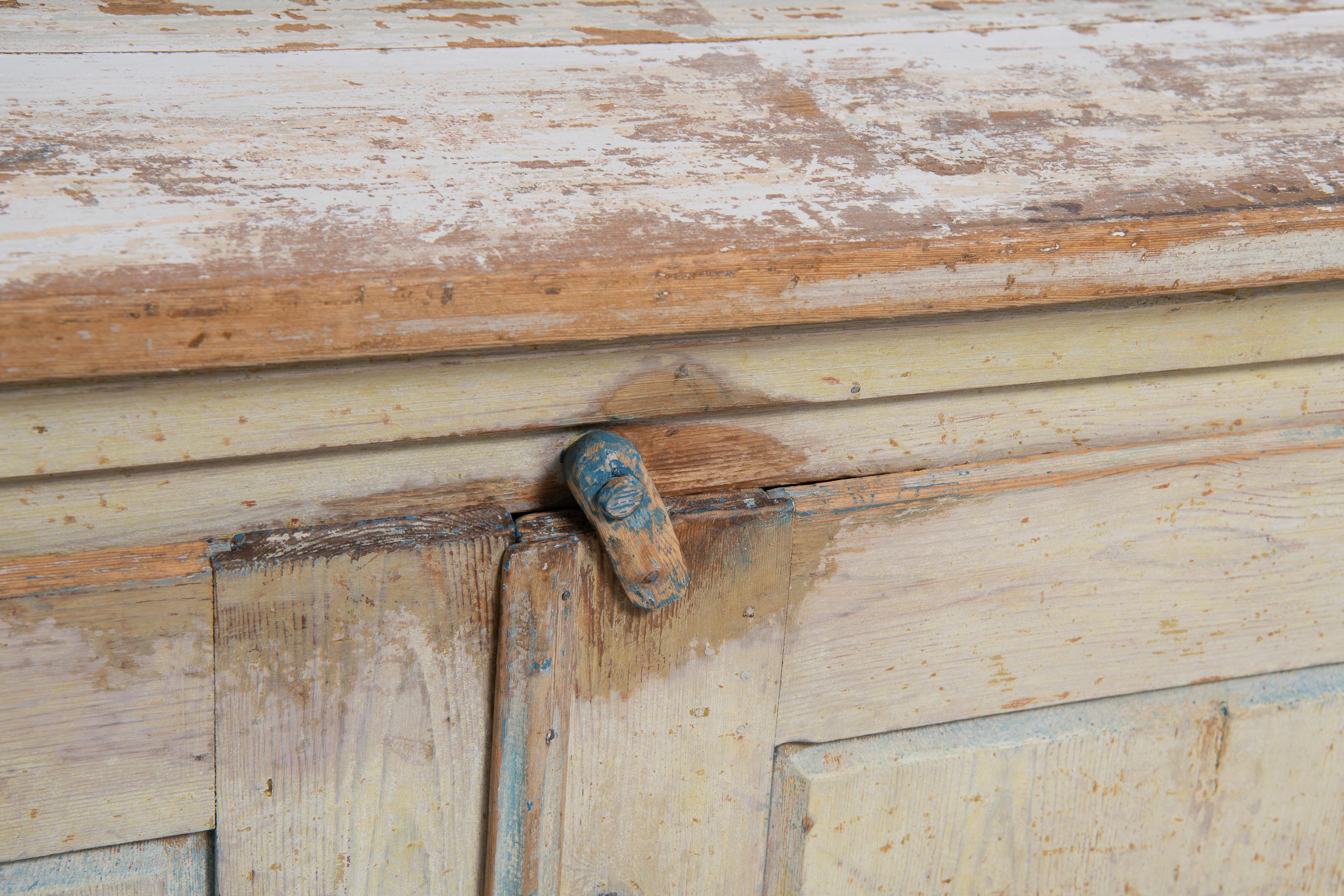 Low Early 19th Century Swedish Gustavian Country Sideboard 5