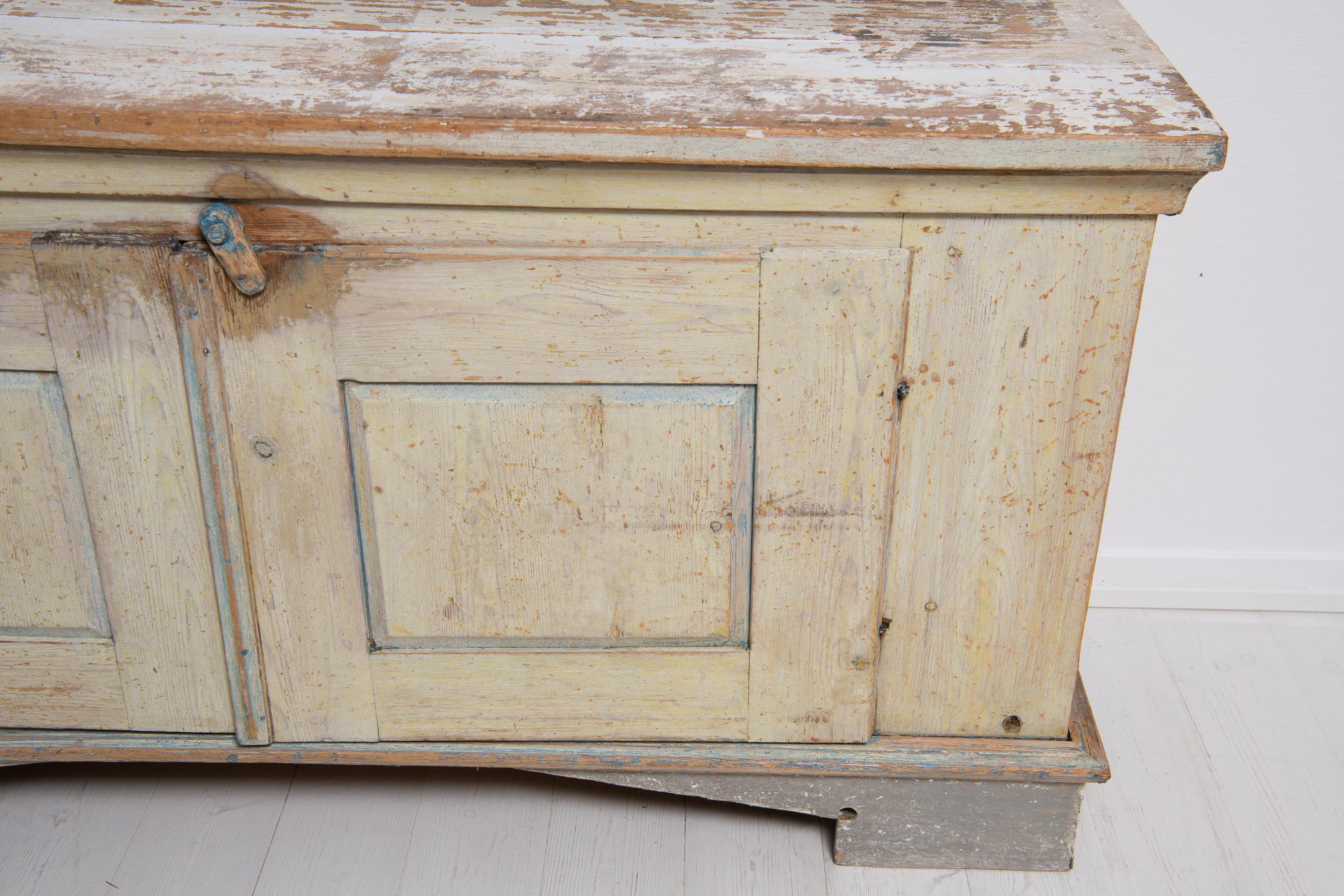 Low Early 19th Century Swedish Gustavian Country Sideboard 7