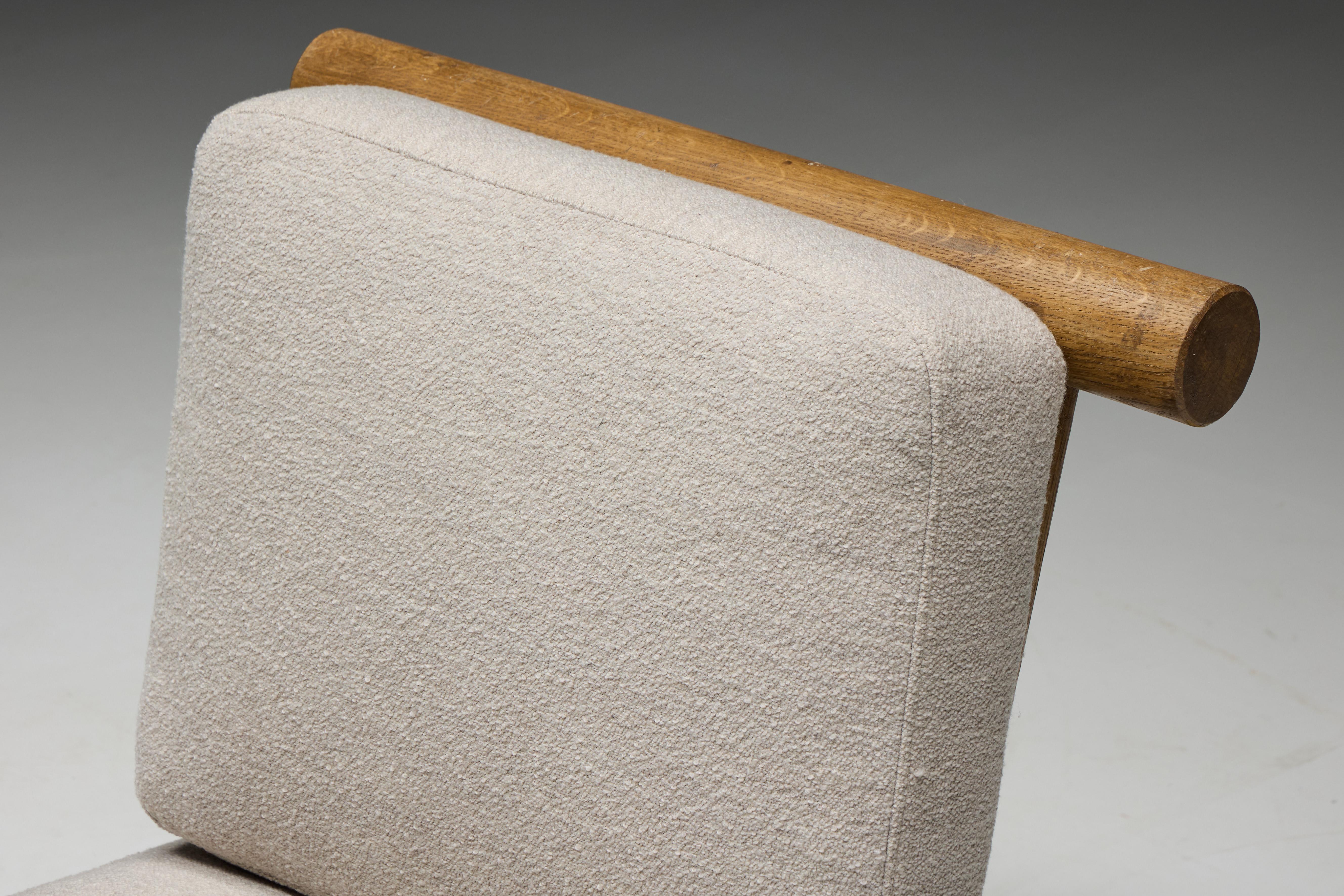 French Low Easy Chair by Charlotte Perriand for La Cachette, France, 1960s