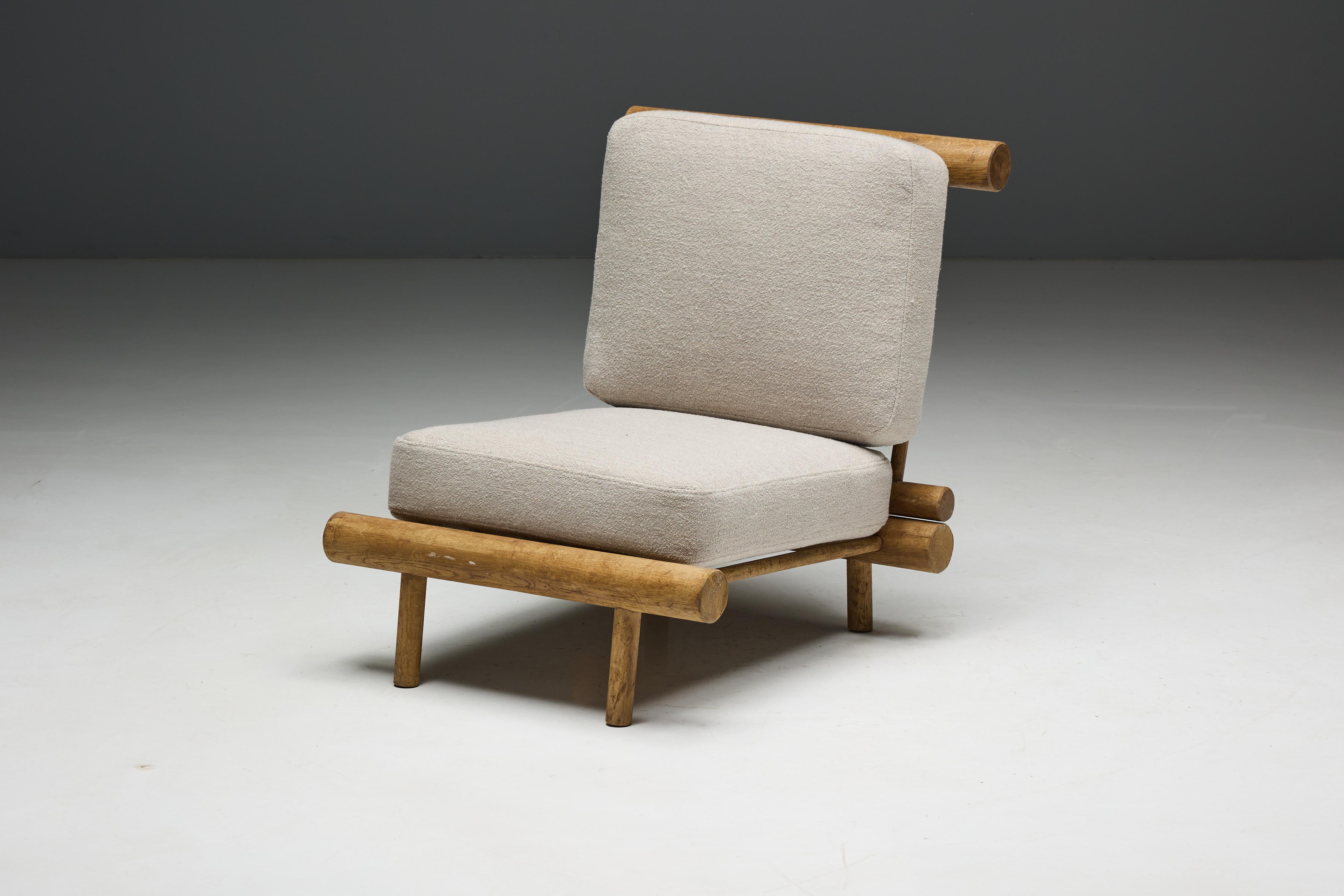 Low Easy Chair by Charlotte Perriand for La Cachette, France, 1960s 2
