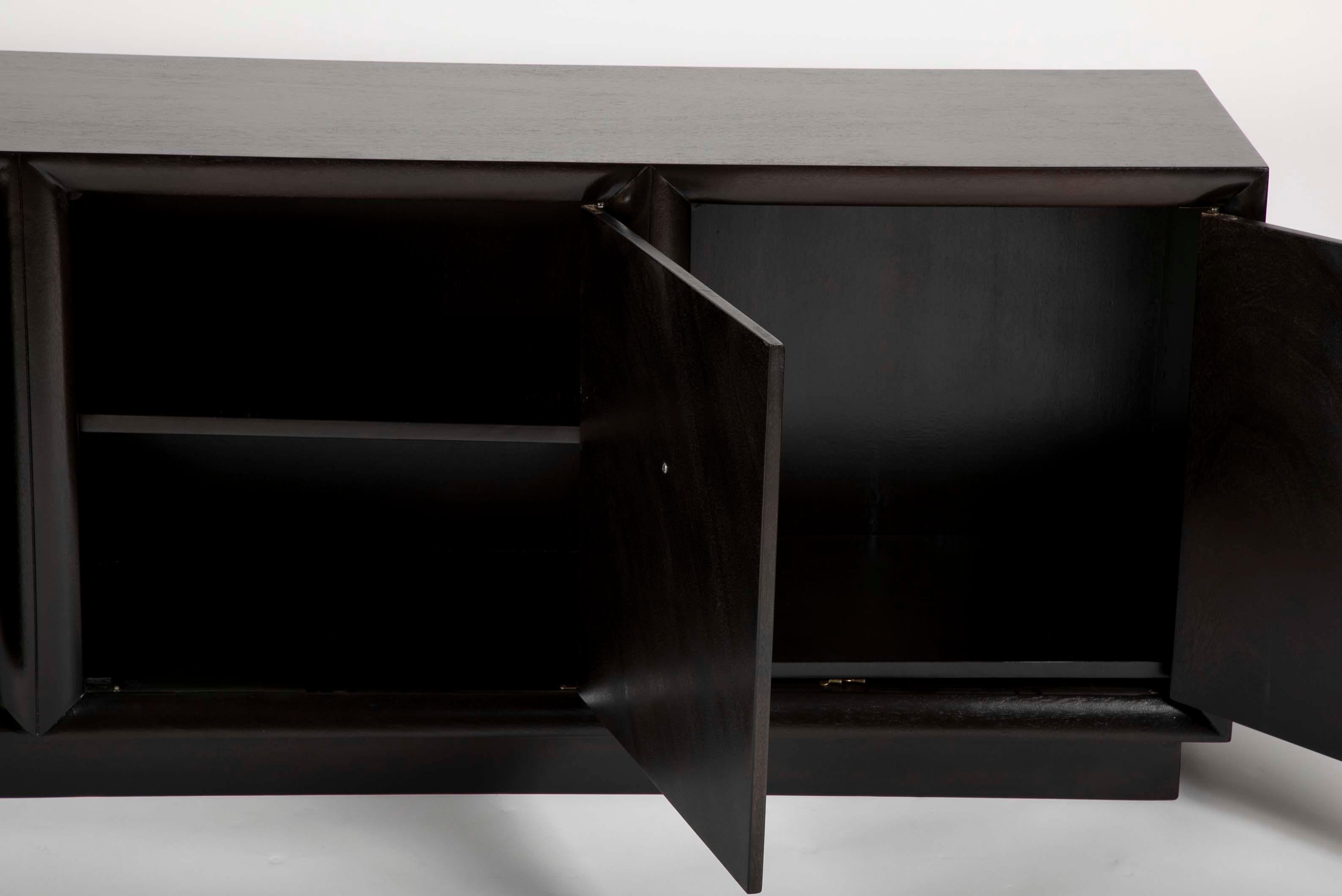 Low Ebonized Sideboard by T.H. Robsjohn-Gibbings for Widdicomb 1