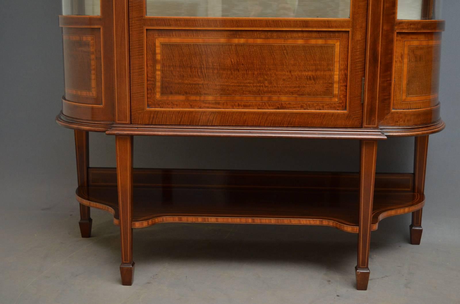 edwardian display cabinets