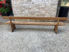 Banc bas français avec dos