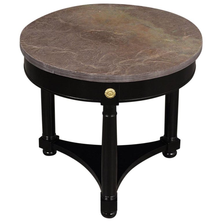 Low French Empire Style Side Table
