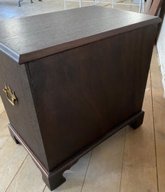 Low Georgian Style Mahogany Chest/Nightstand or End Table