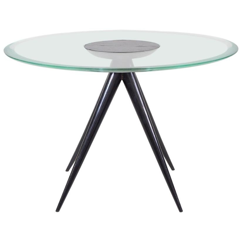 Low Glass Table by Pietro Chiesa, Fontana Arte, 1948 For Sale