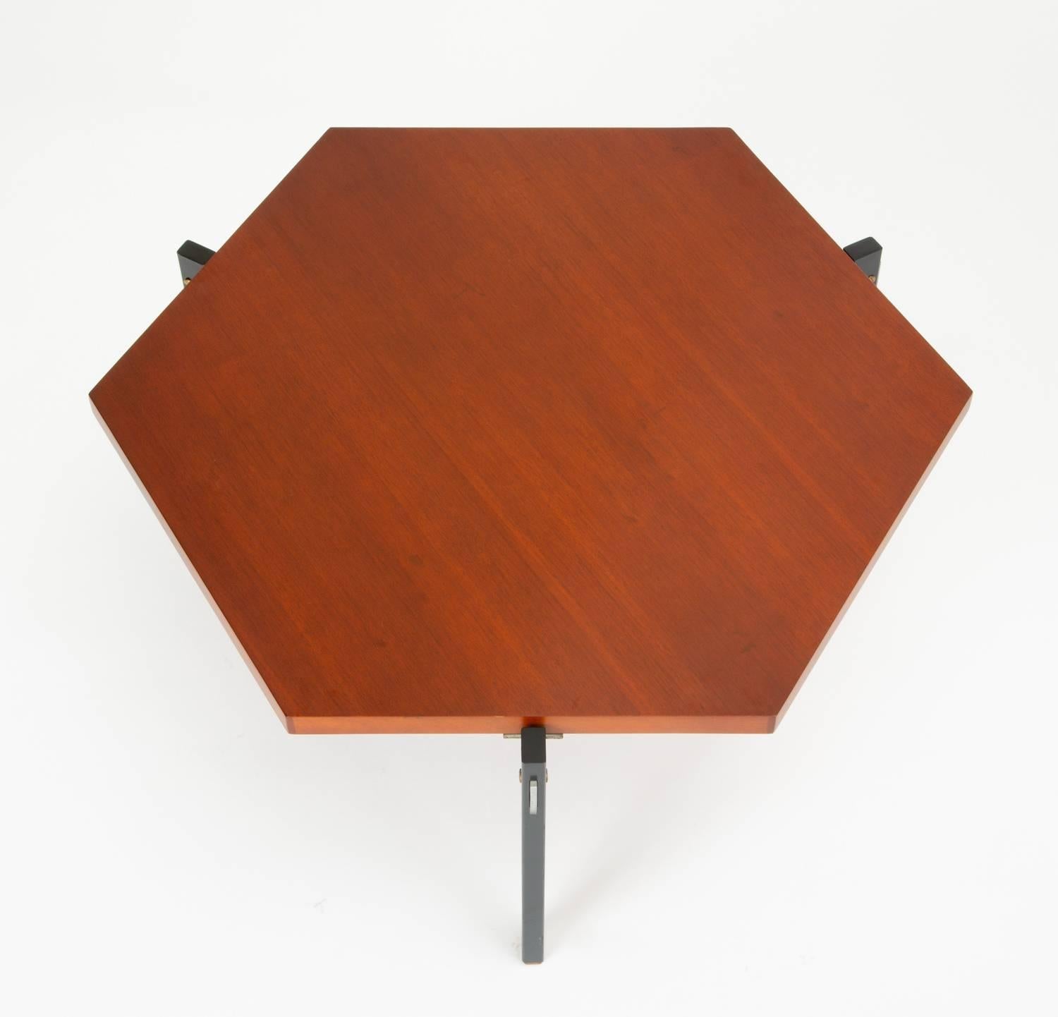 Mid-Century Modern Low Hexagonal Table by André Simard