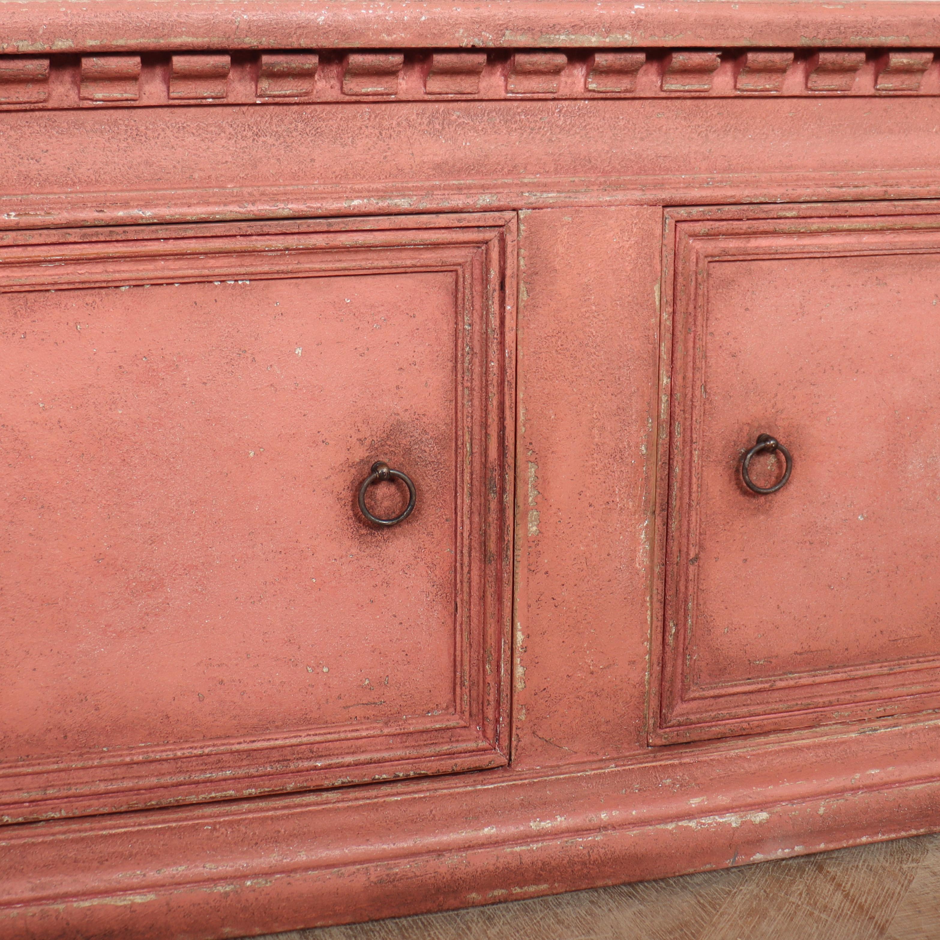 Ferro Credenza bassa italiana dipinta in vendita