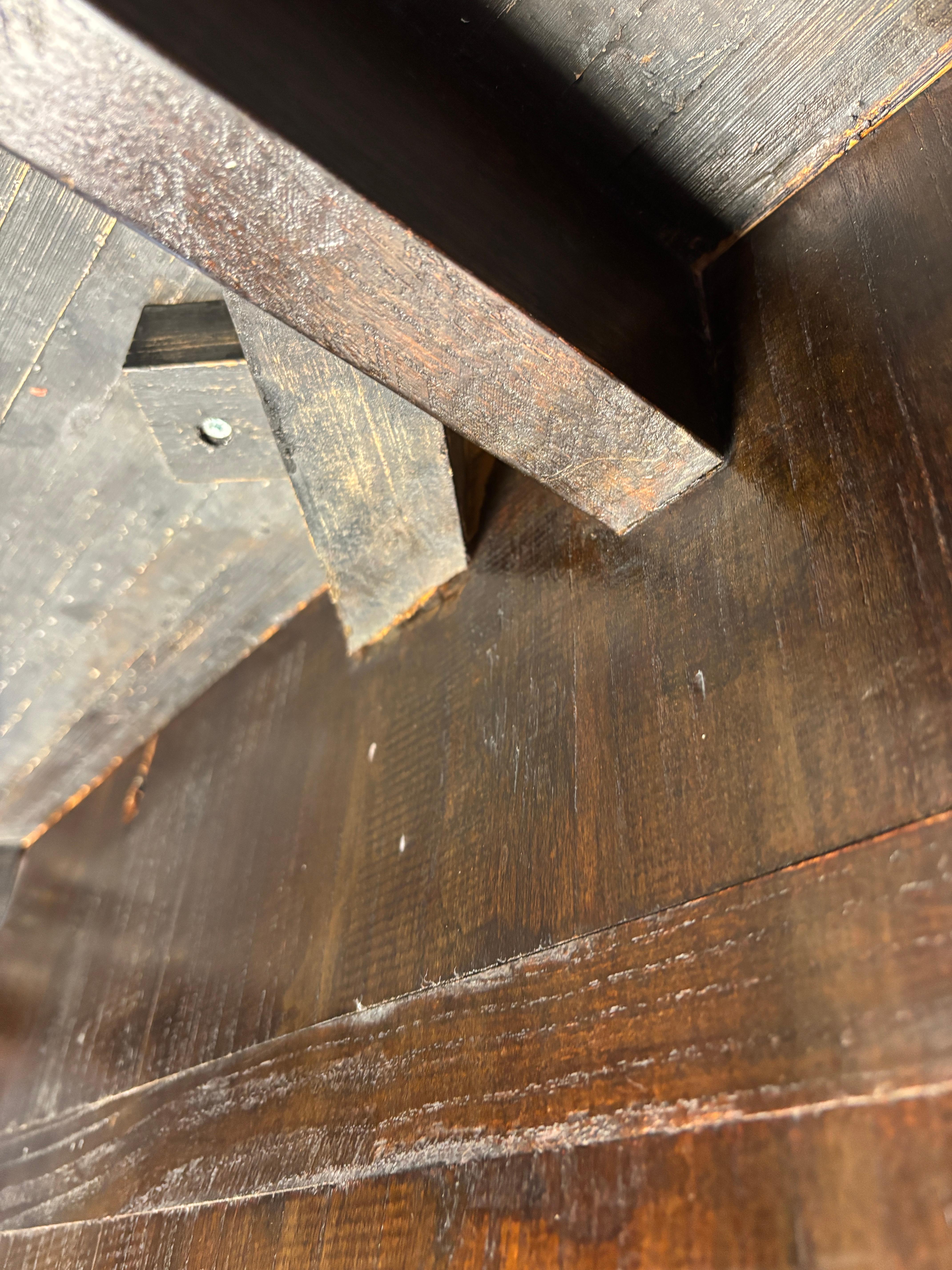 Fin du 20e siècle Table basse en bambou Japandi wabi sabi par Axel Vervoordt, Belgique années 1980. en vente