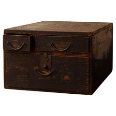 Low Japanese Chest with Drawers