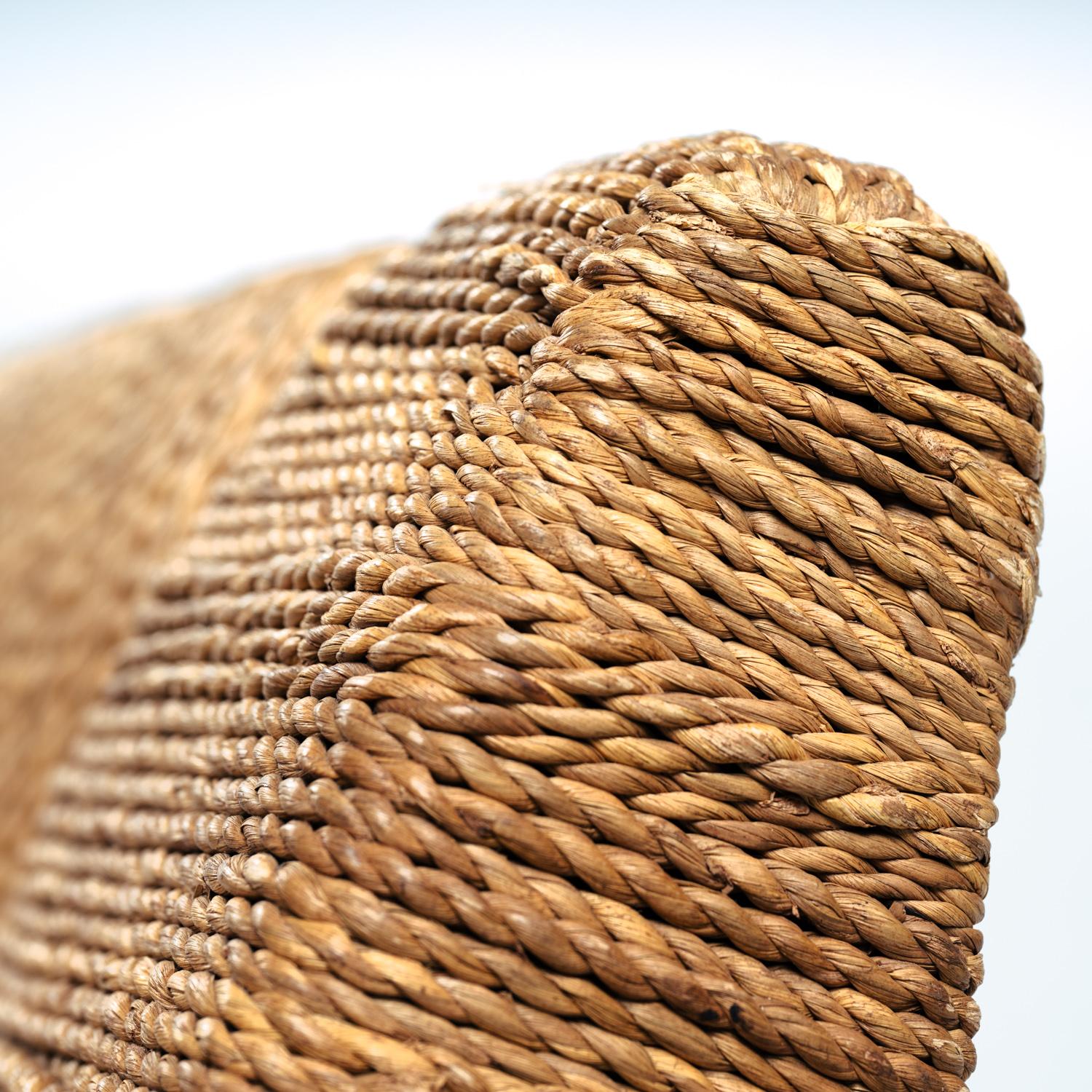 Japanisches Bambussofa aus Seil mit schöner Rückenlehne, 1980er Jahre (Ende des 20. Jahrhunderts) im Angebot