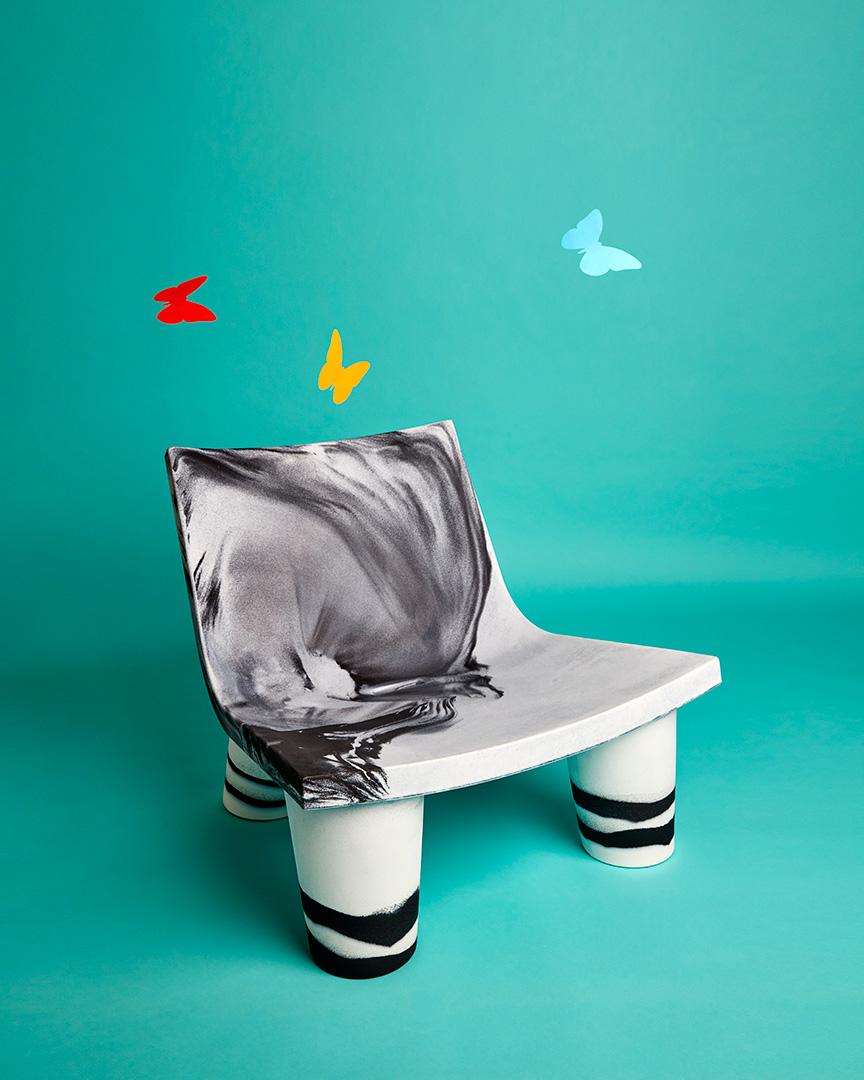 Postmoderne Chaise Low Lita 10e anniversaire de OTTO Studio en vente