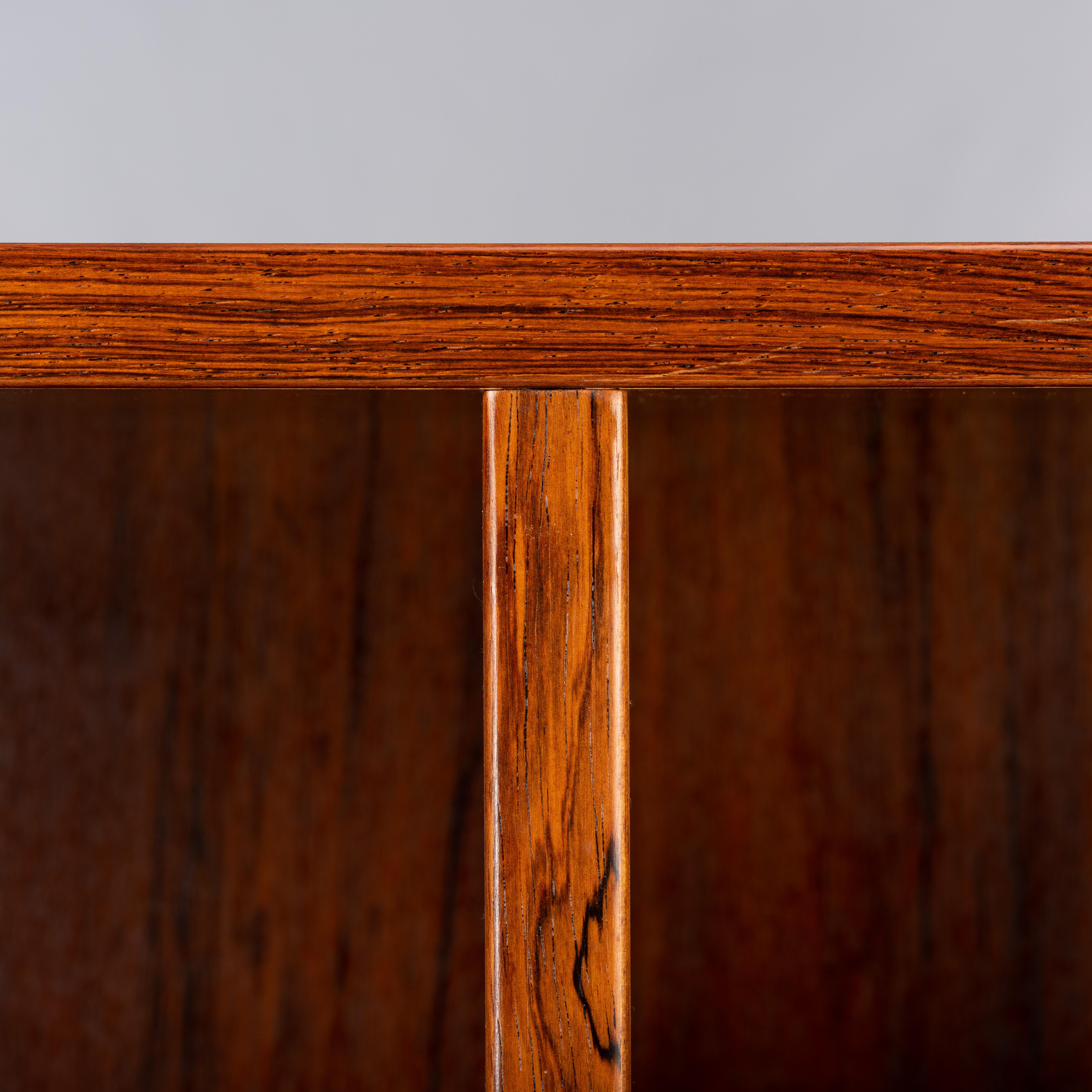 Low Mahogany Bookcase by Carlo Jensen for Hundevad & Co, 1960s 2
