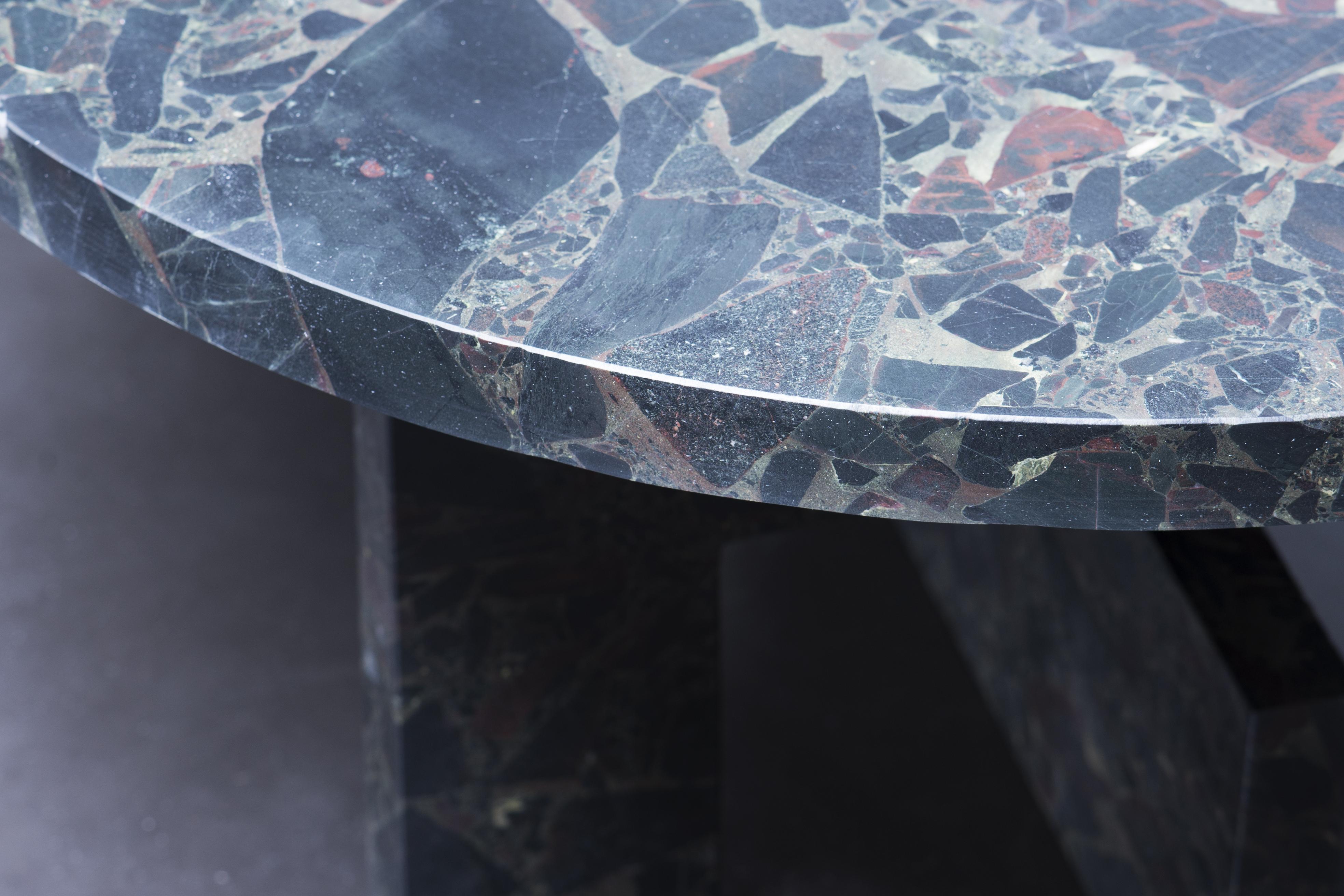 Low marble table - Sébastien Caporusso

Title: Palazzo

Material: Marble Portastella 

Measures: H. 34 x Ø 47cm


To penetrate into the imagination of the interior architect and designer Sébastien Caporusso is not a linear journey but a dreamlike