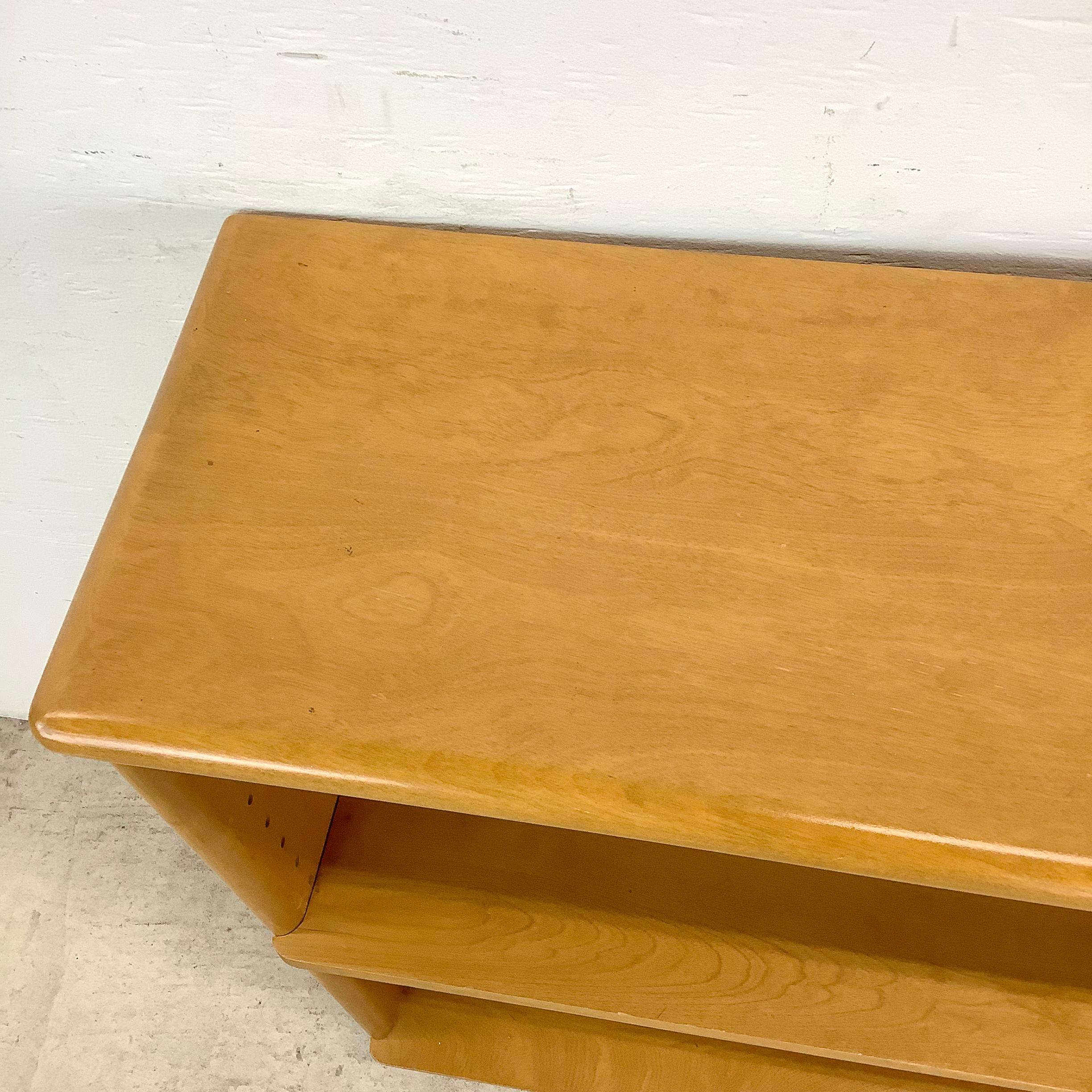 Mid-Century moderno Libreria bassa di metà secolo di Heywood-Wakefield in vendita