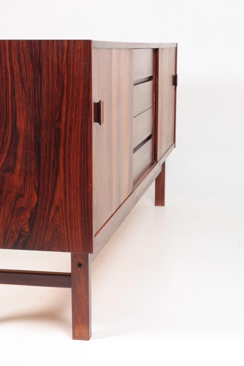 Low Midcentury Sideboard in Rosewood, by Nils Jonsson, Swedish, 1960s 6