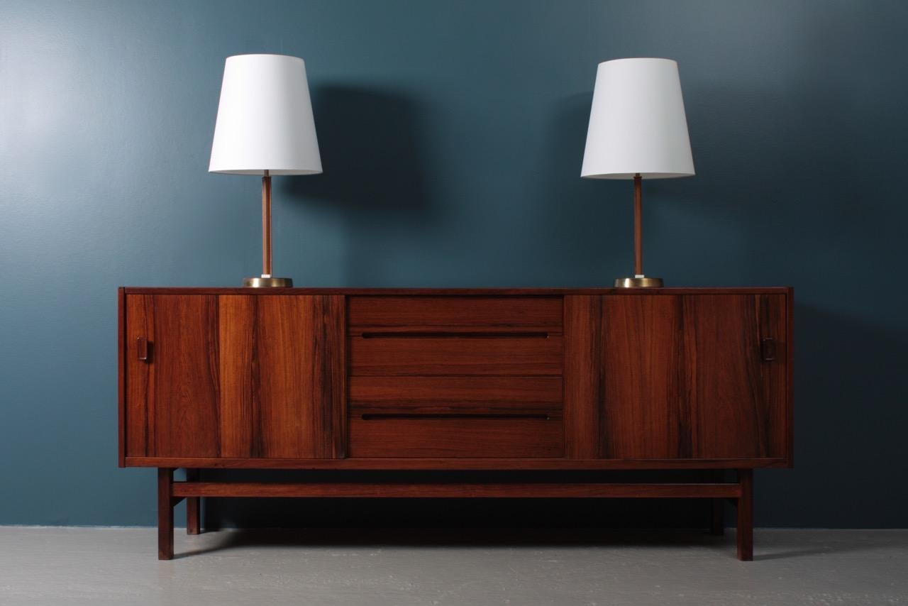 Low Midcentury Sideboard in Rosewood, by Nils Jonsson, Swedish, 1960s 1