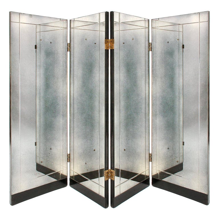 Low Mirrored Screen For Sale at 1stDibs