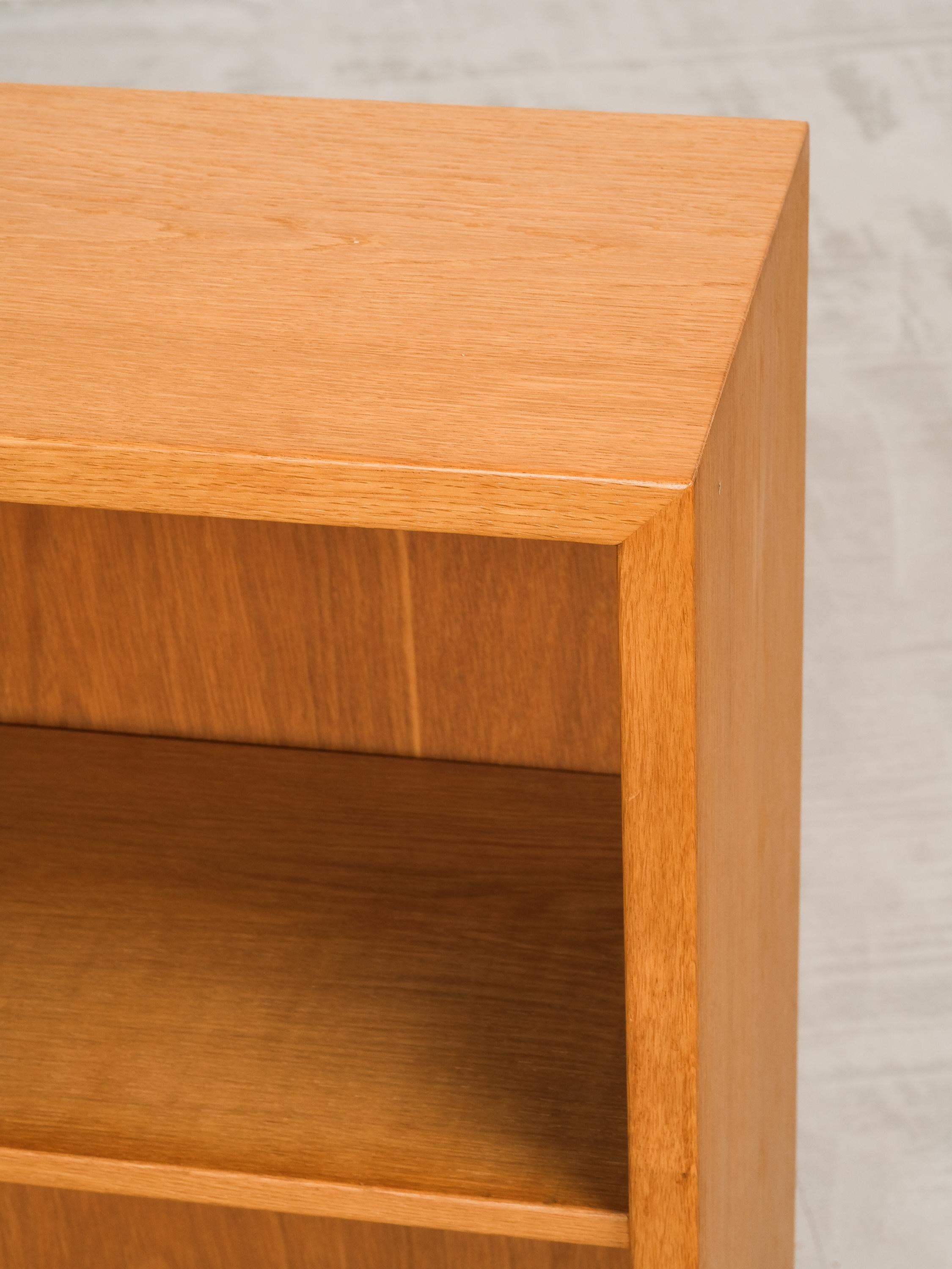 Swedish Low Oak Shelf by Børge Mogensen for Karl Andersson & Söner, 1960s