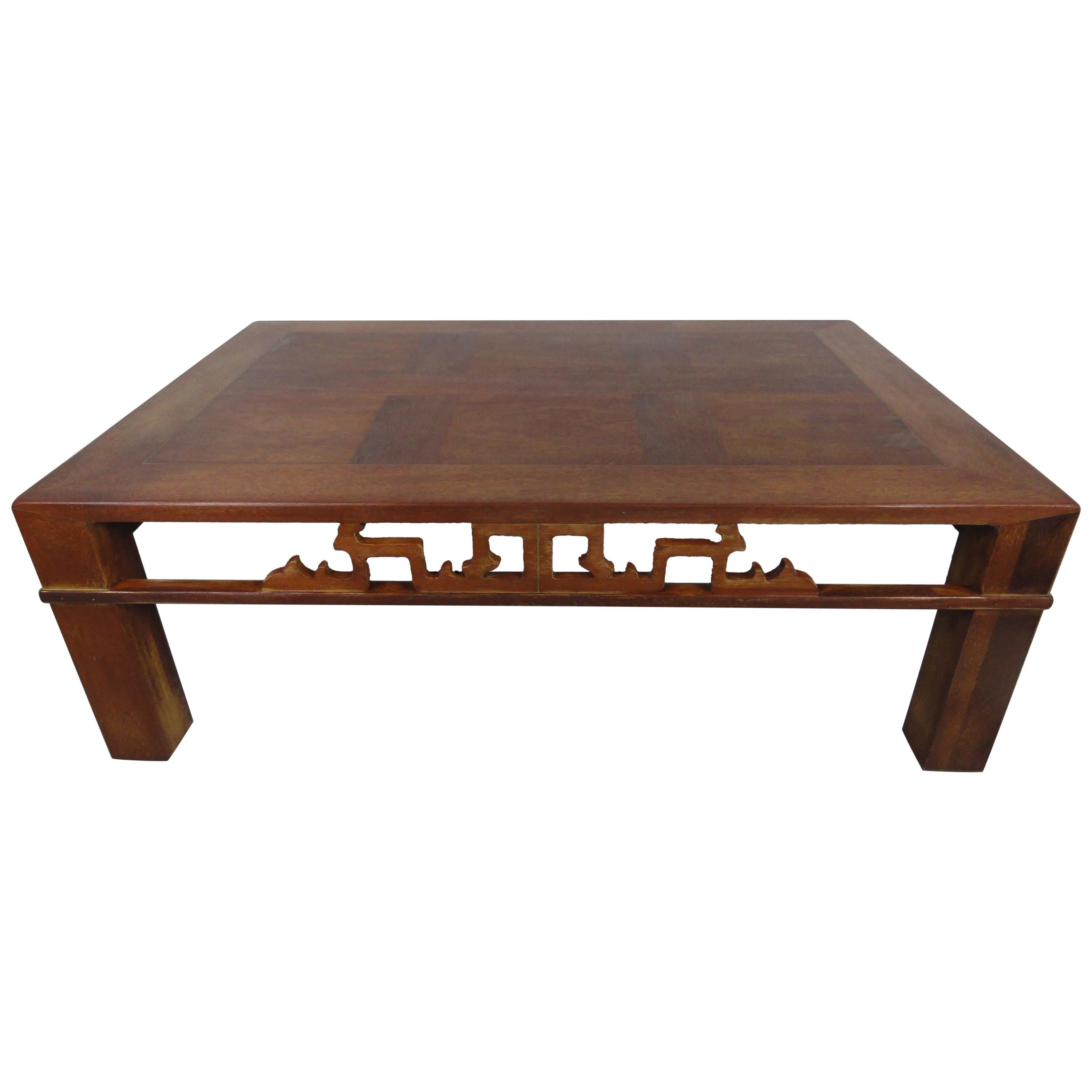 Low Oriental Coffee Table For Sale